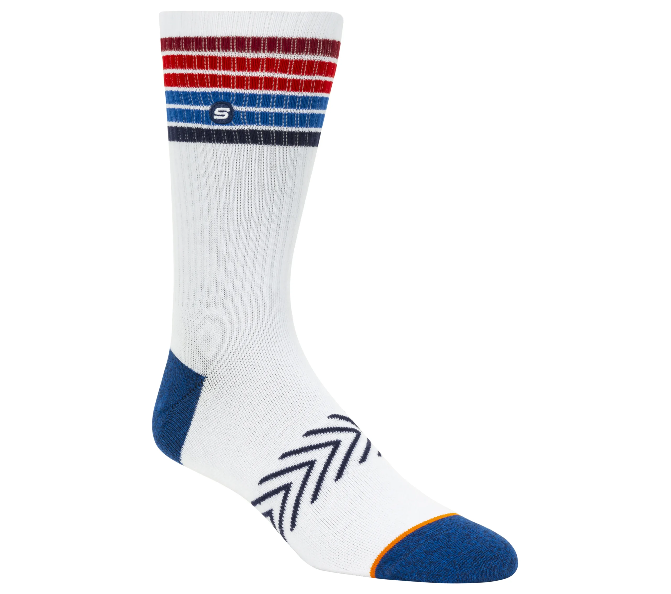 SKECHERS 1 Pack Americana Stripe Crew Socks>Hombre Calcetines|Accesorios