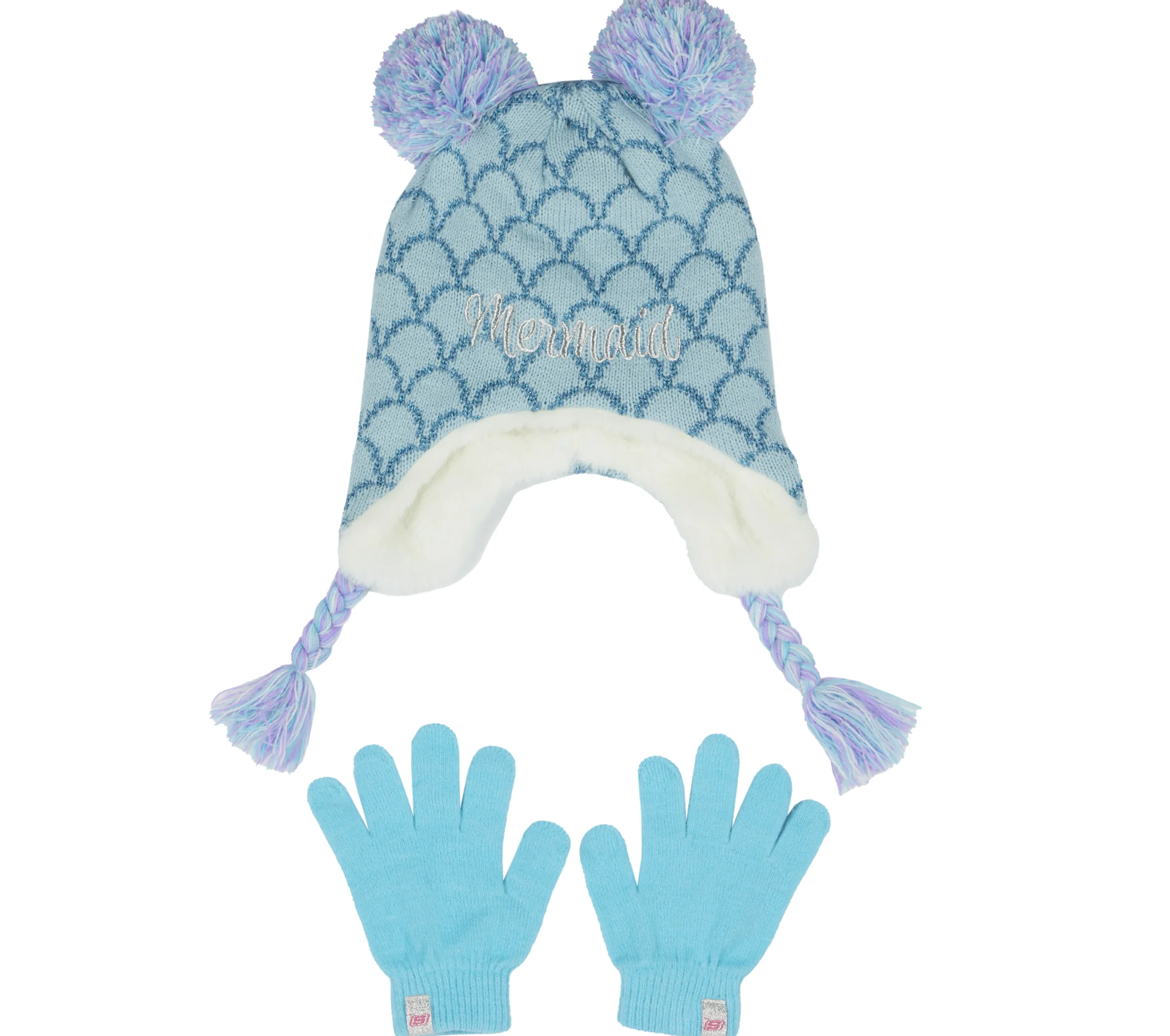 SKECHERS Cold Weather Mermaid Hat & Glove 1 Pack>Niños Accesorios Para El Frío|Accesorios Para El Frío