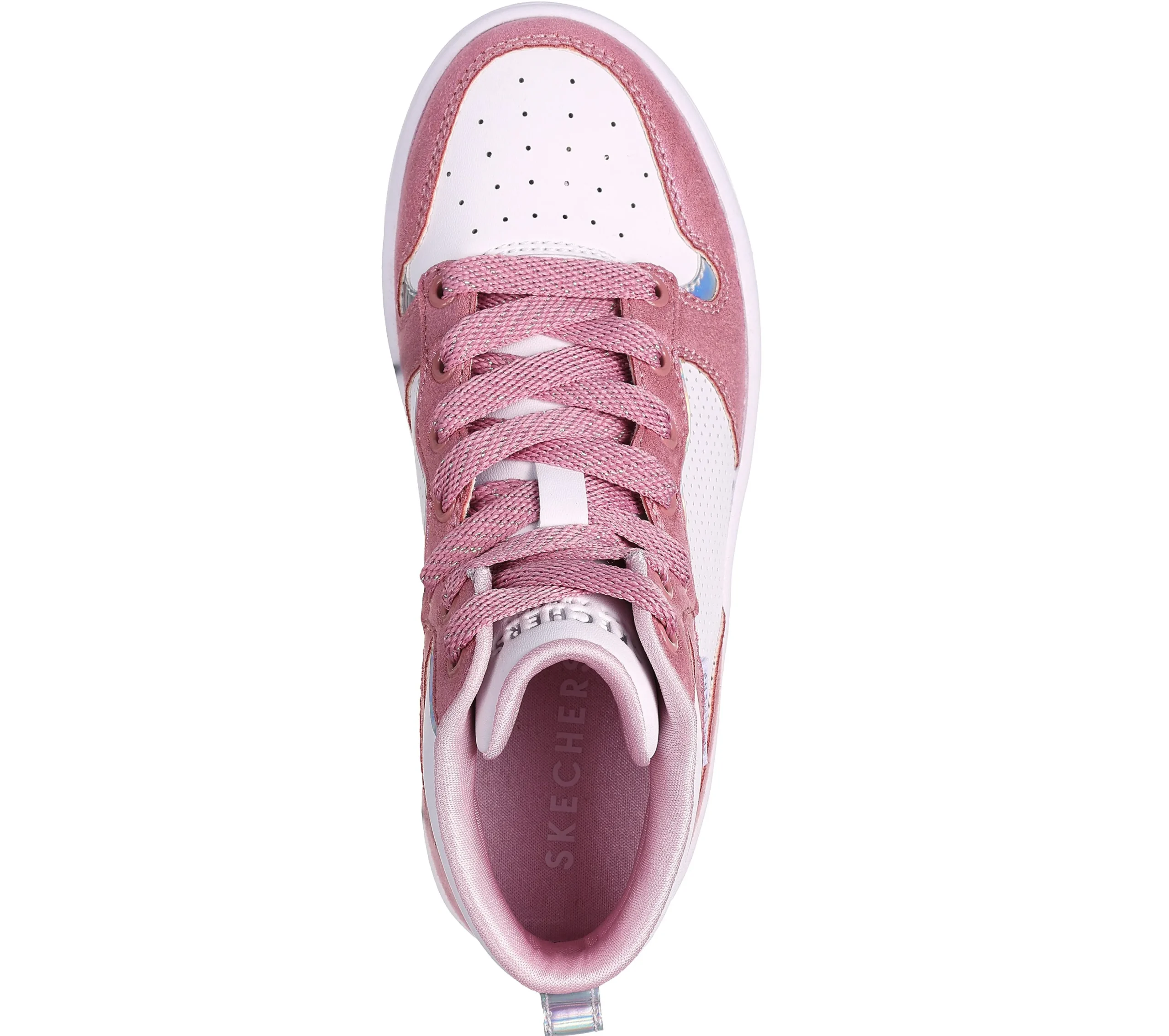 SKECHERS Court High - Shine Kicks>Niños Zapatillas
