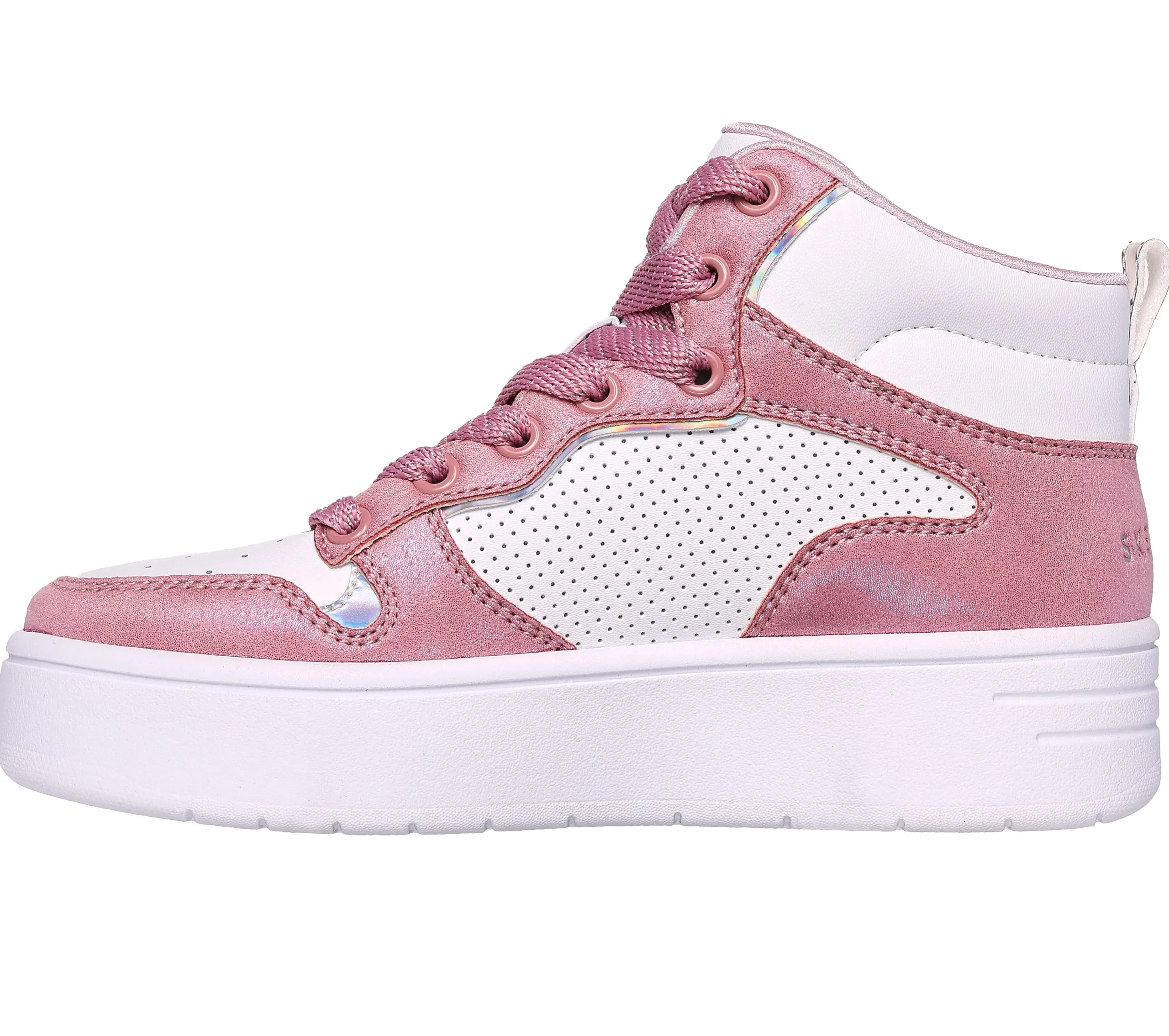SKECHERS Court High - Shine Kicks>Niños Zapatillas