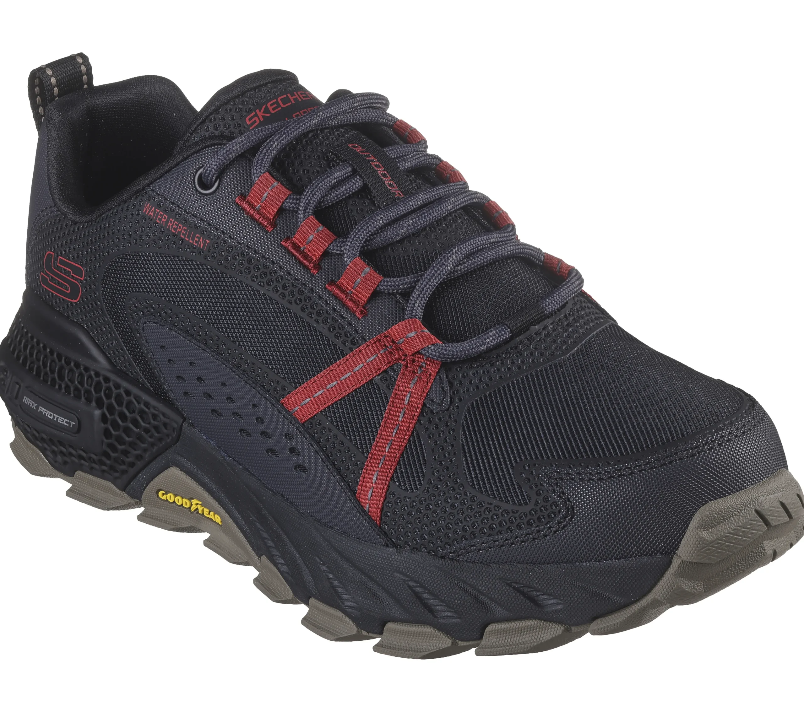 SKECHERS 3D Max Protect>Hombre Con Cordones|Zapatillas De Deporte