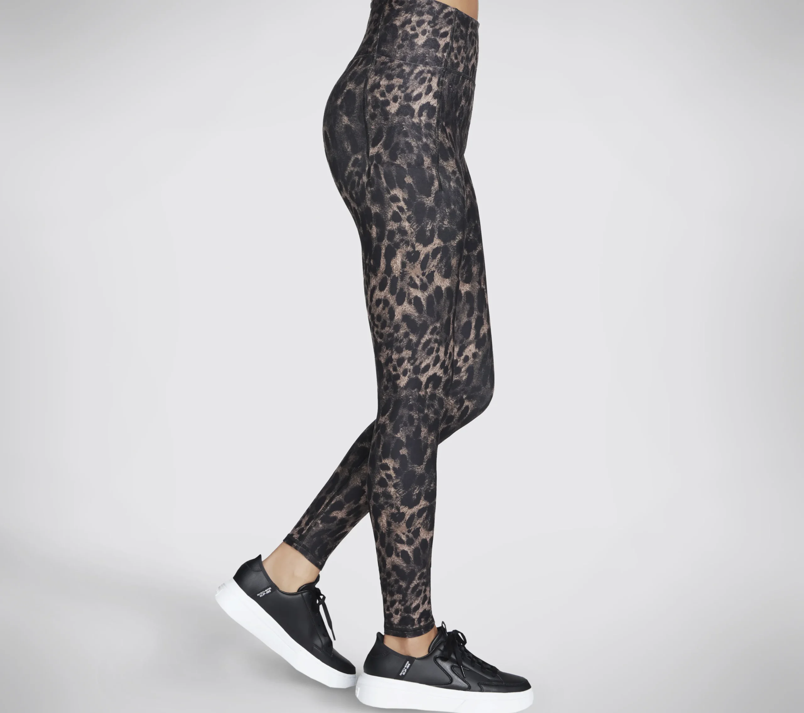 SKECHERS Diamond Brushed Cheetah High Waisted Legging>Mujer Partes De Abajo|Partes De Abajo