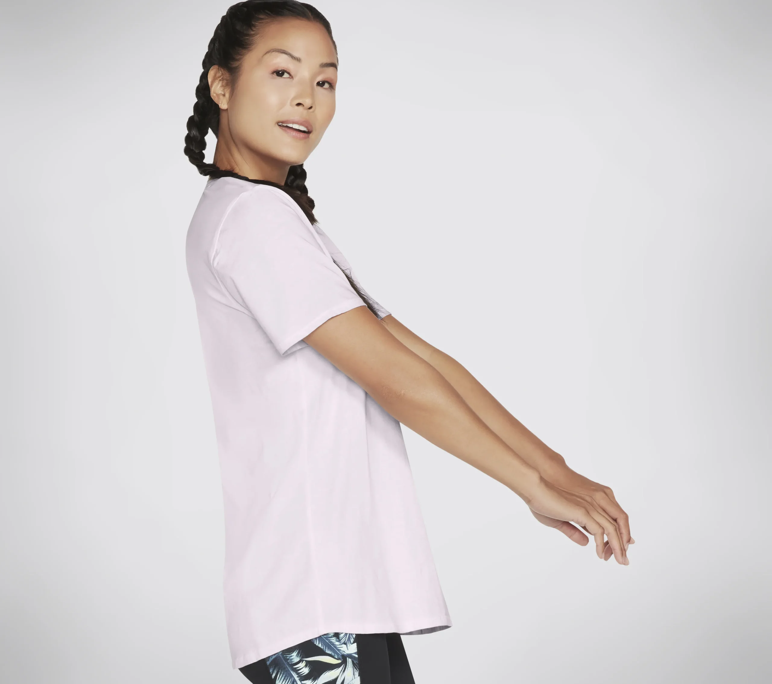SKECHERS Diamond Wash Hatha Scoop Neck Tunic Tee>Mujer Tops Y Partes De Arriba|Tops Y Partes De Arriba