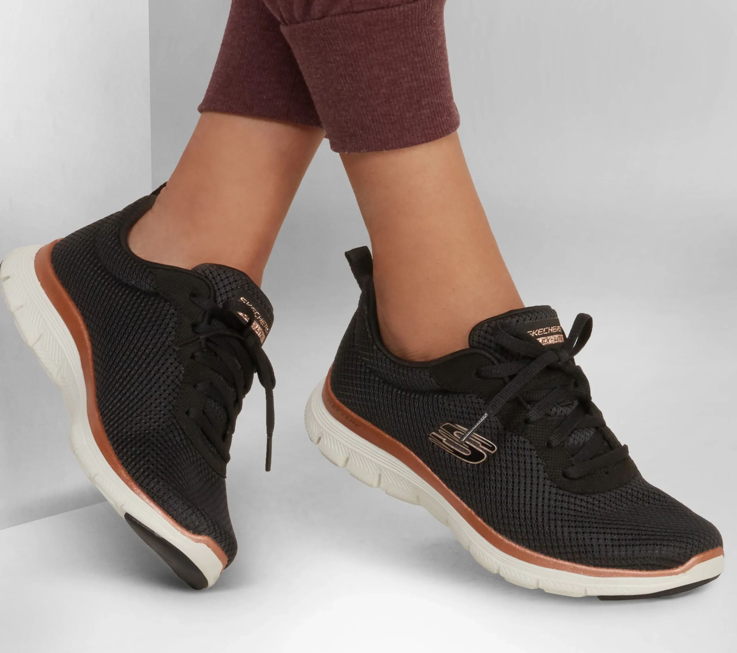 SKECHERS Flex Appeal 4.0 - Brilliant View>Mujer Con Cordones|Zapatillas De Deporte
