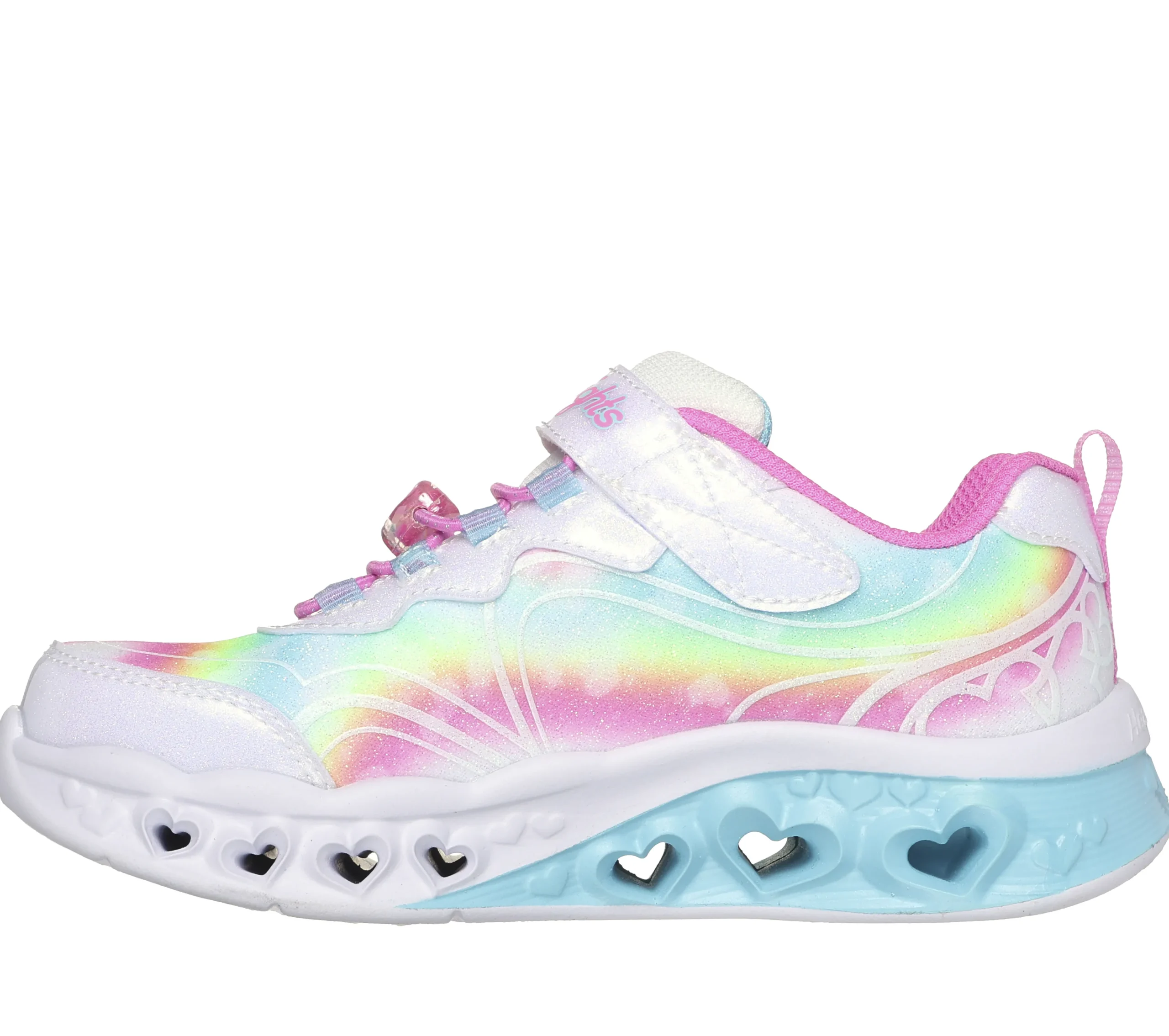 SKECHERS Flutter Heart Lights - Groovy Swirl>Niños Con Luces|Zapatillas