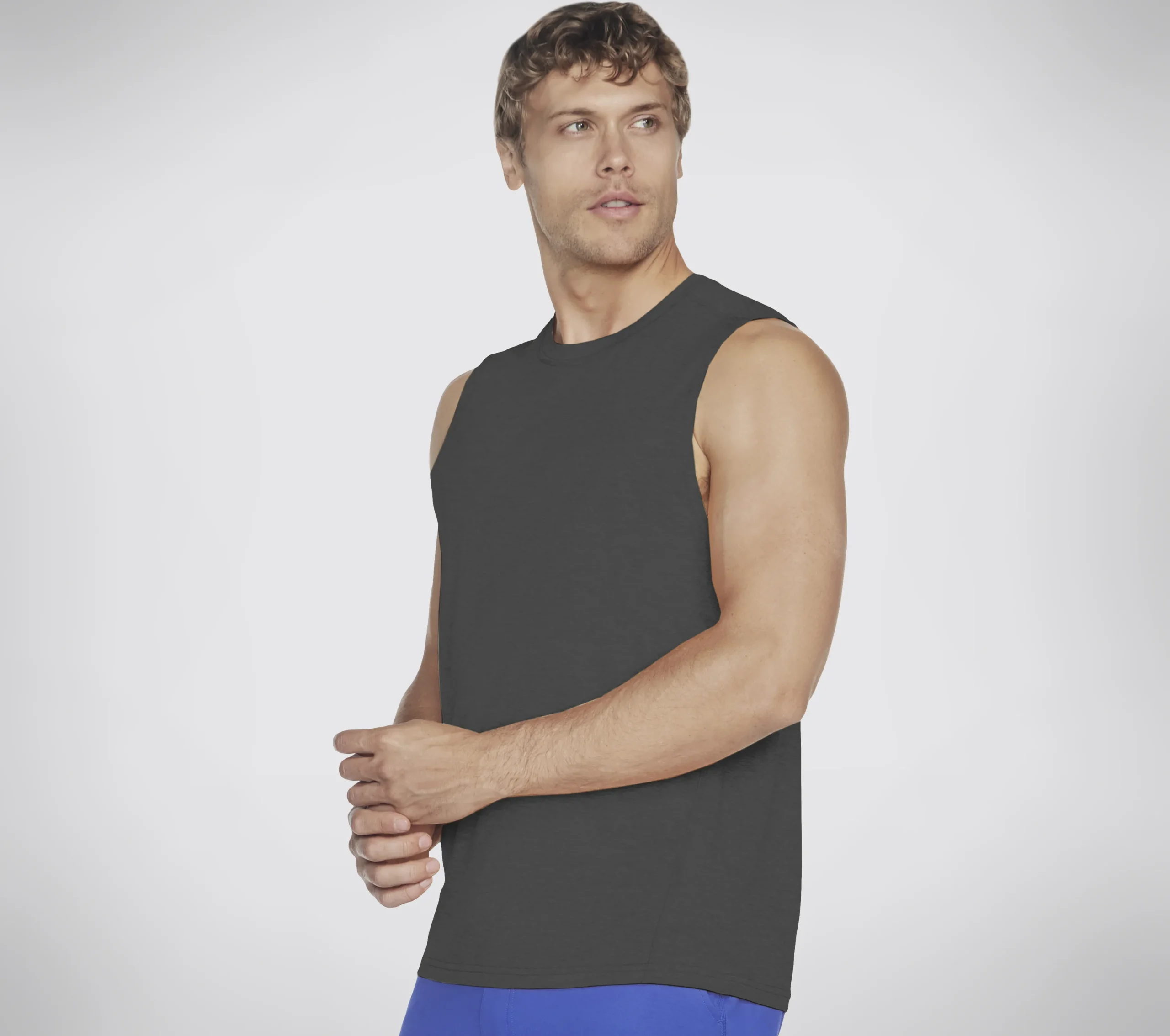 SKECHERS GO DRI Charge Muscle Tank>Hombre Partes De Arriba|Partes De Arriba