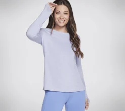 SKECHERS GO DRI SWIFT Long Sleeve Crew>Mujer Tops Y Partes De Arriba|Tops Y Partes De Arriba