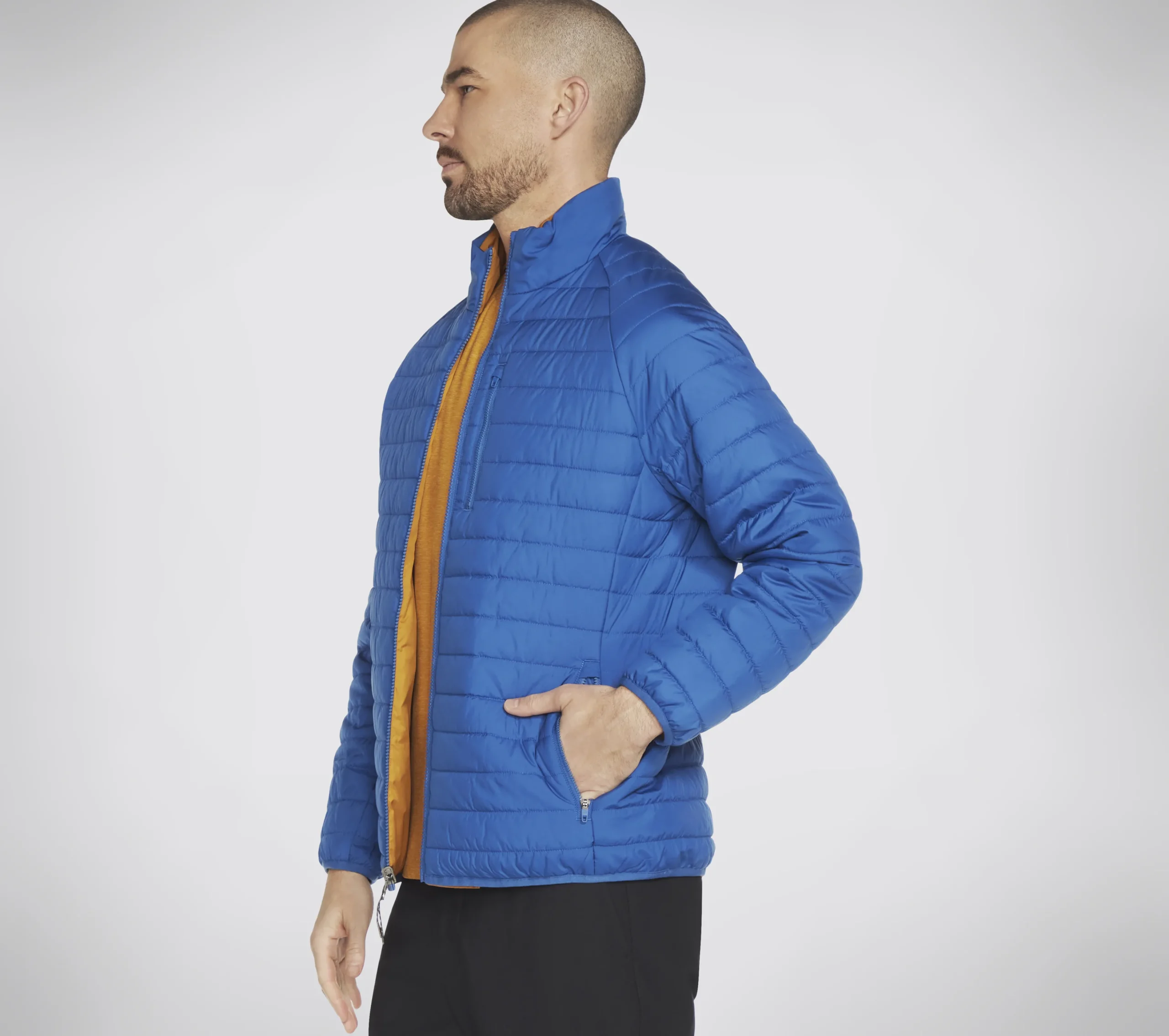 SKECHERS GO SHIELD Altitude Reversible Jacket>Hombre Partes De Arriba|Partes De Arriba