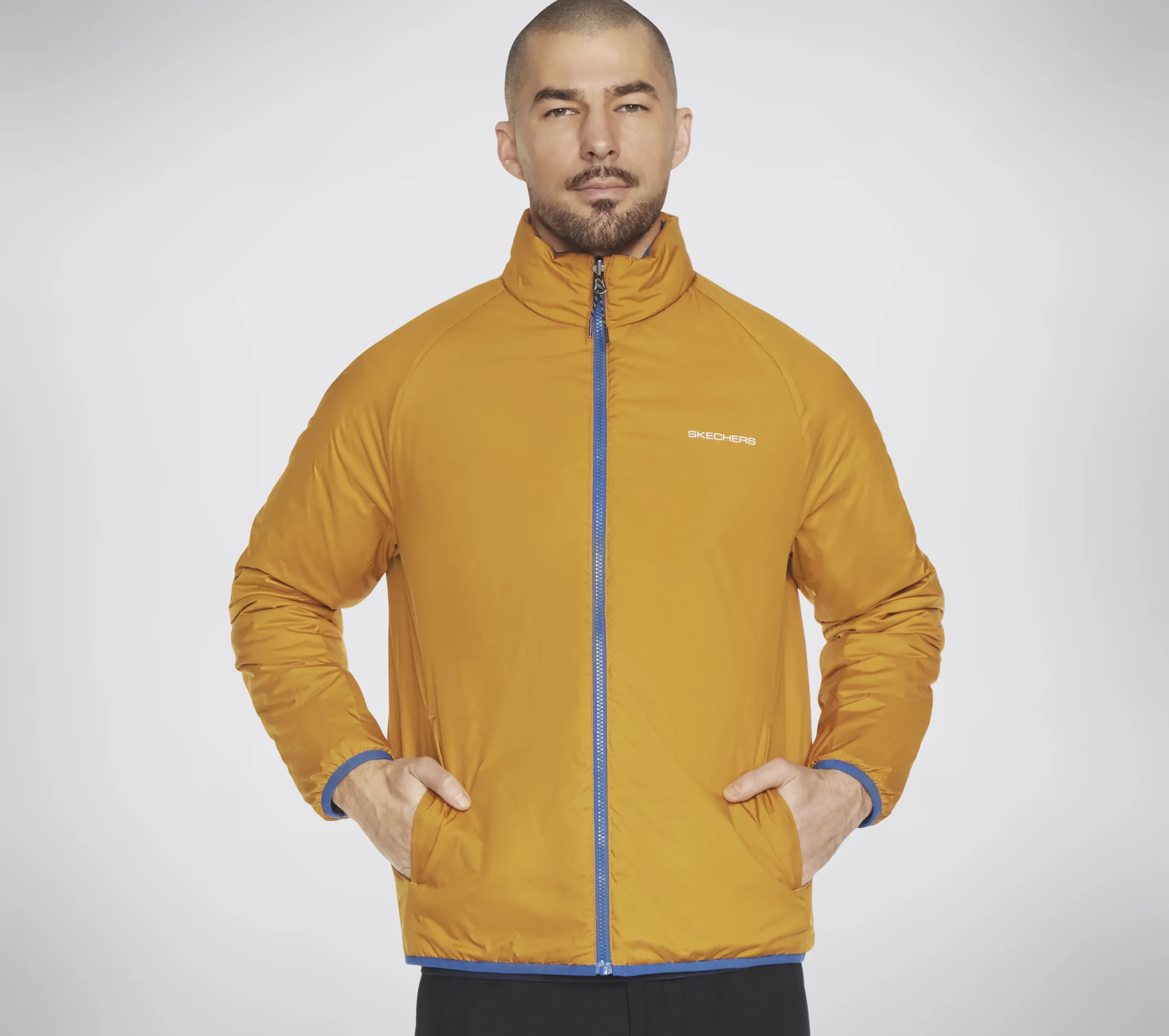 SKECHERS GO SHIELD Altitude Reversible Jacket>Hombre Partes De Arriba|Partes De Arriba