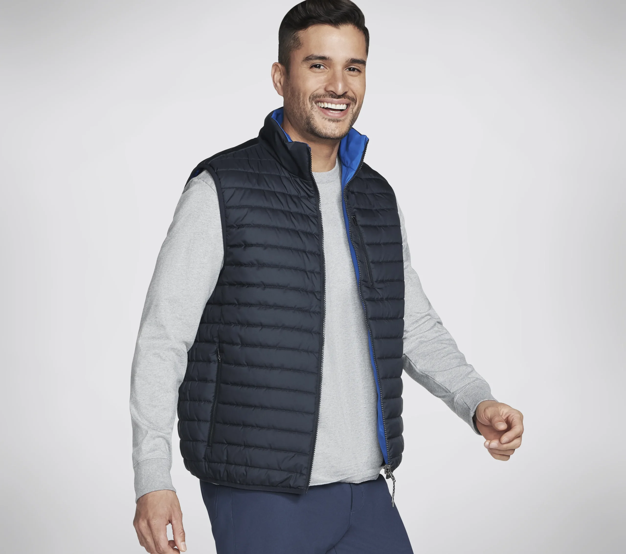 SKECHERS GO SHIELD Altitude Reversible Vest>Hombre Partes De Arriba|Partes De Arriba