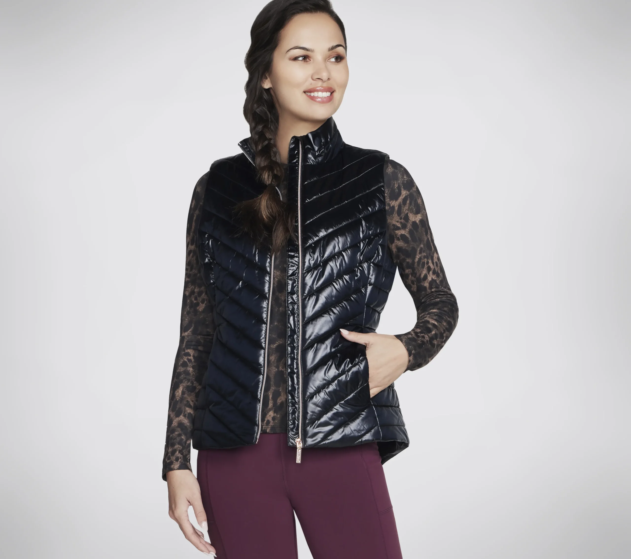 SKECHERS GO SHIELD Shine Vest>Mujer Tops Y Partes De Arriba|Tops Y Partes De Arriba