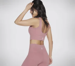 SKECHERS GOSCULPT Scalloped Longline Bra>Mujer Tops Y Partes De Arriba|Tops Y Partes De Arriba