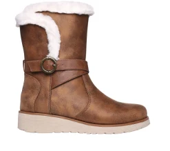 SKECHERS Keepsakes Wedge - Snow Kiss>Mujer Sin Cordones|Botas