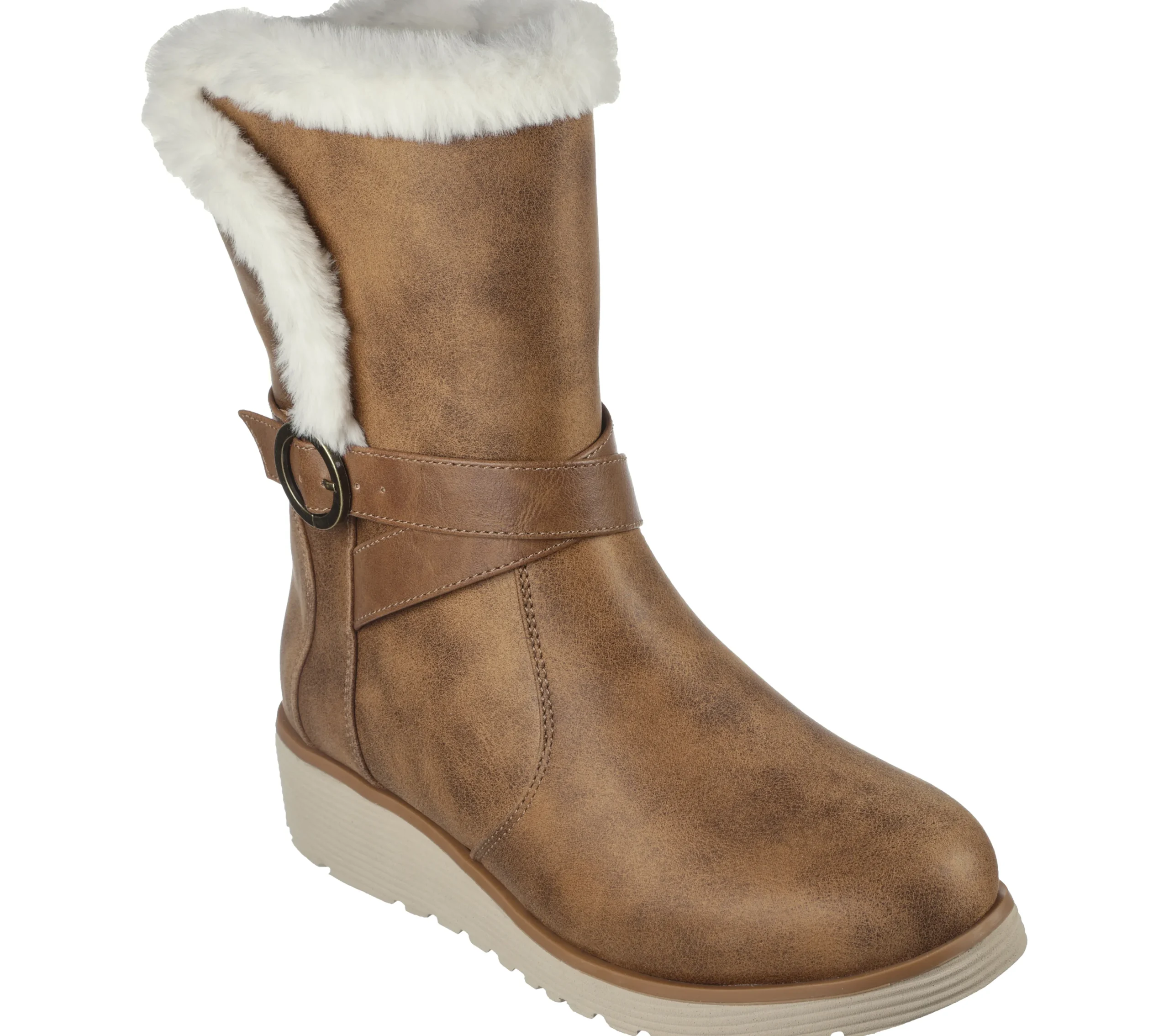 SKECHERS Keepsakes Wedge - Snow Kiss>Mujer Sin Cordones|Botas