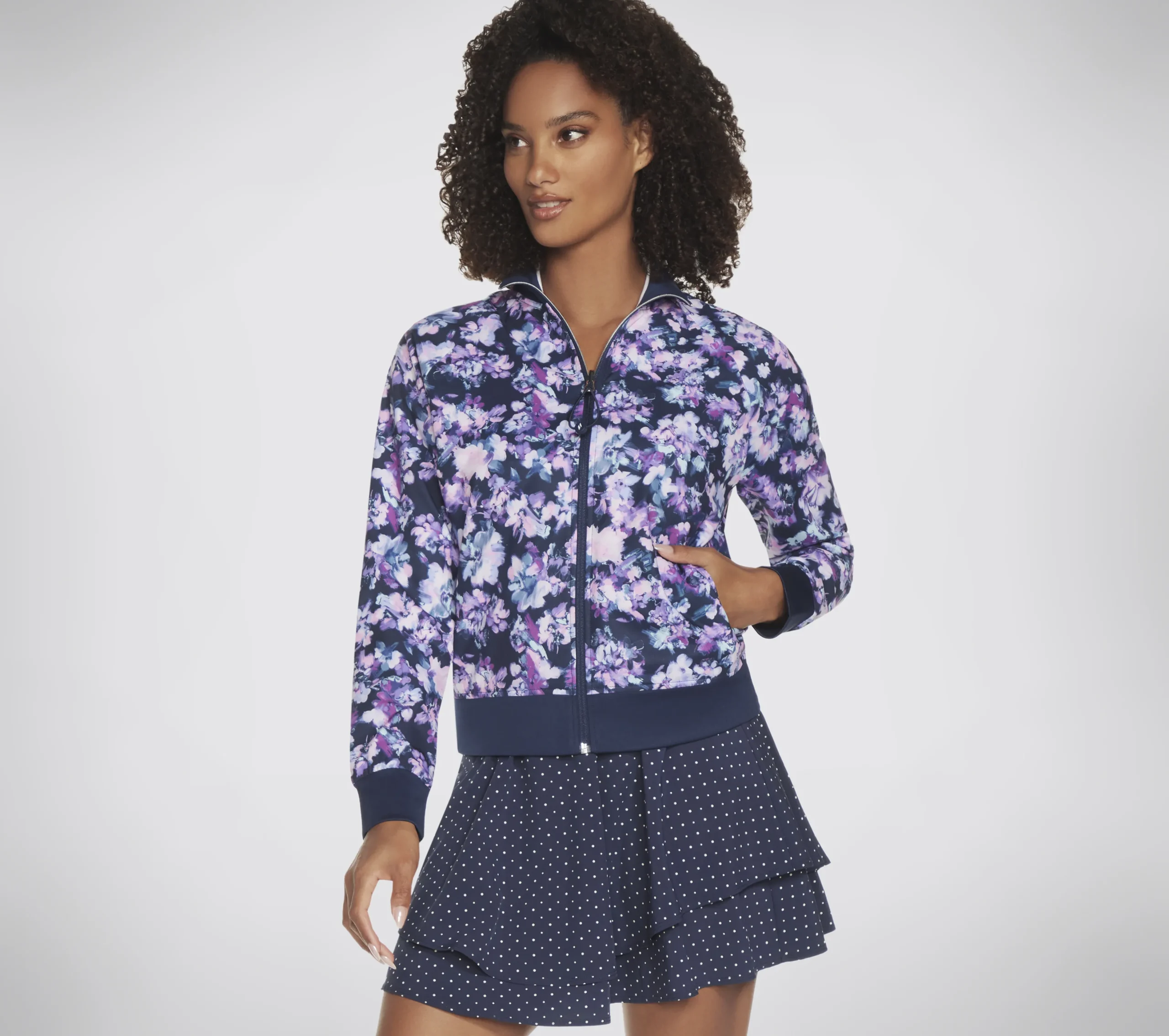 SKECHERS Misty Floral Reversible Jacket>Mujer Tops Y Partes De Arriba|Tops Y Partes De Arriba