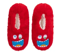 SKECHERS Monster Red Slipper Socks - 1 Pack>Niños Calcetines|Calcetines