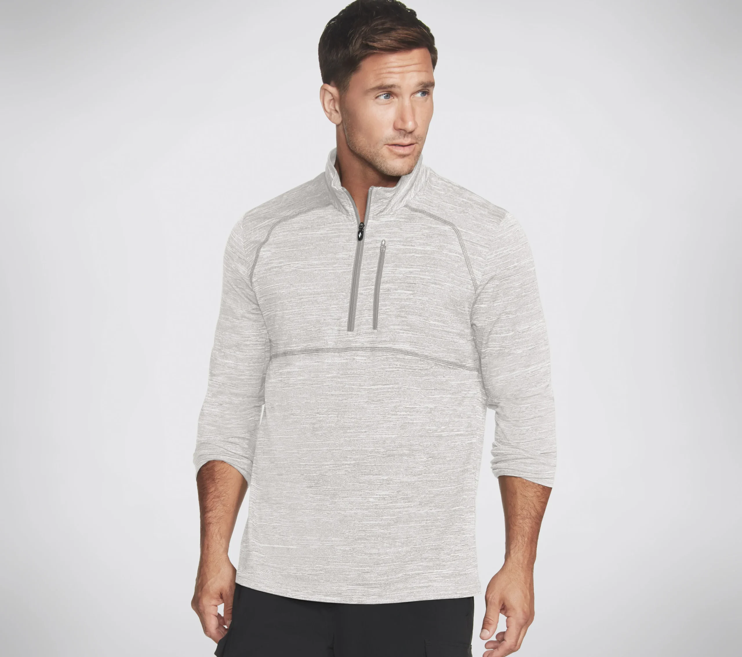 SKECHERS On The Road 1/4 Zip>Hombre Partes De Arriba|Partes De Arriba