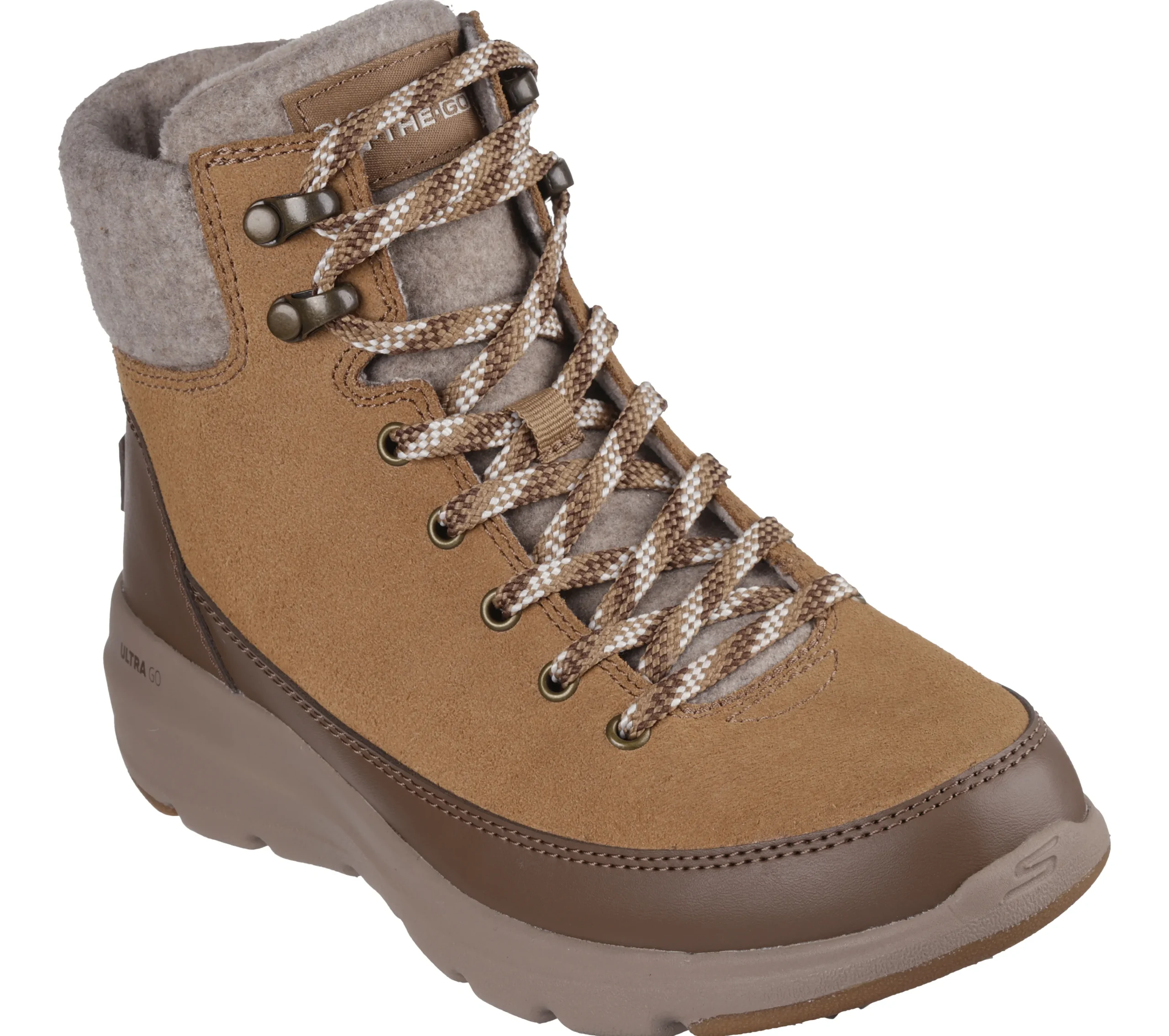 SKECHERS On-the-GO Glacial Ultra - Tahoe>Mujer Botas|Con Cordones