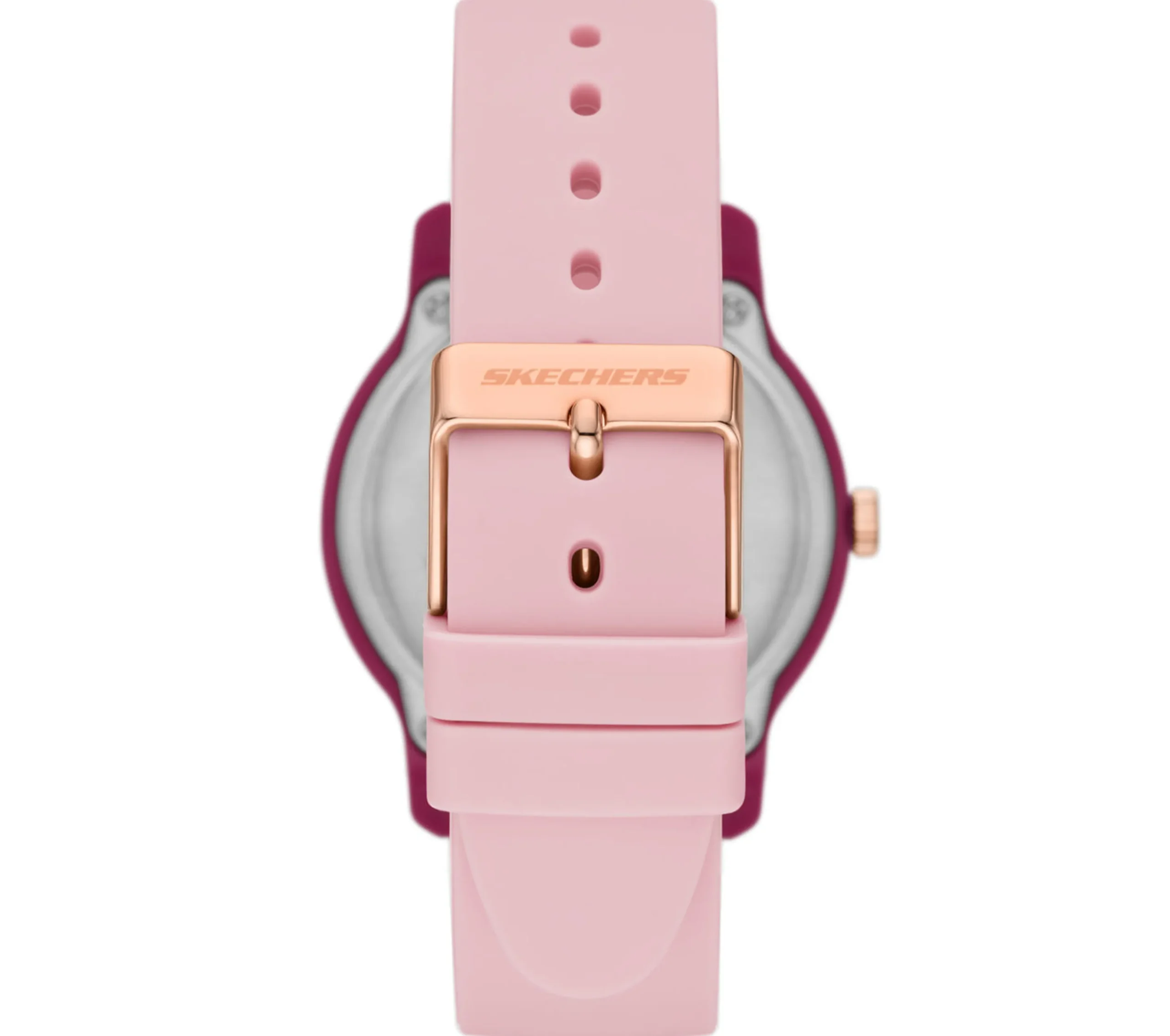 SKECHERS Ostrom Gold Pink Burg Watch>Mujer Relojes|Accesorios