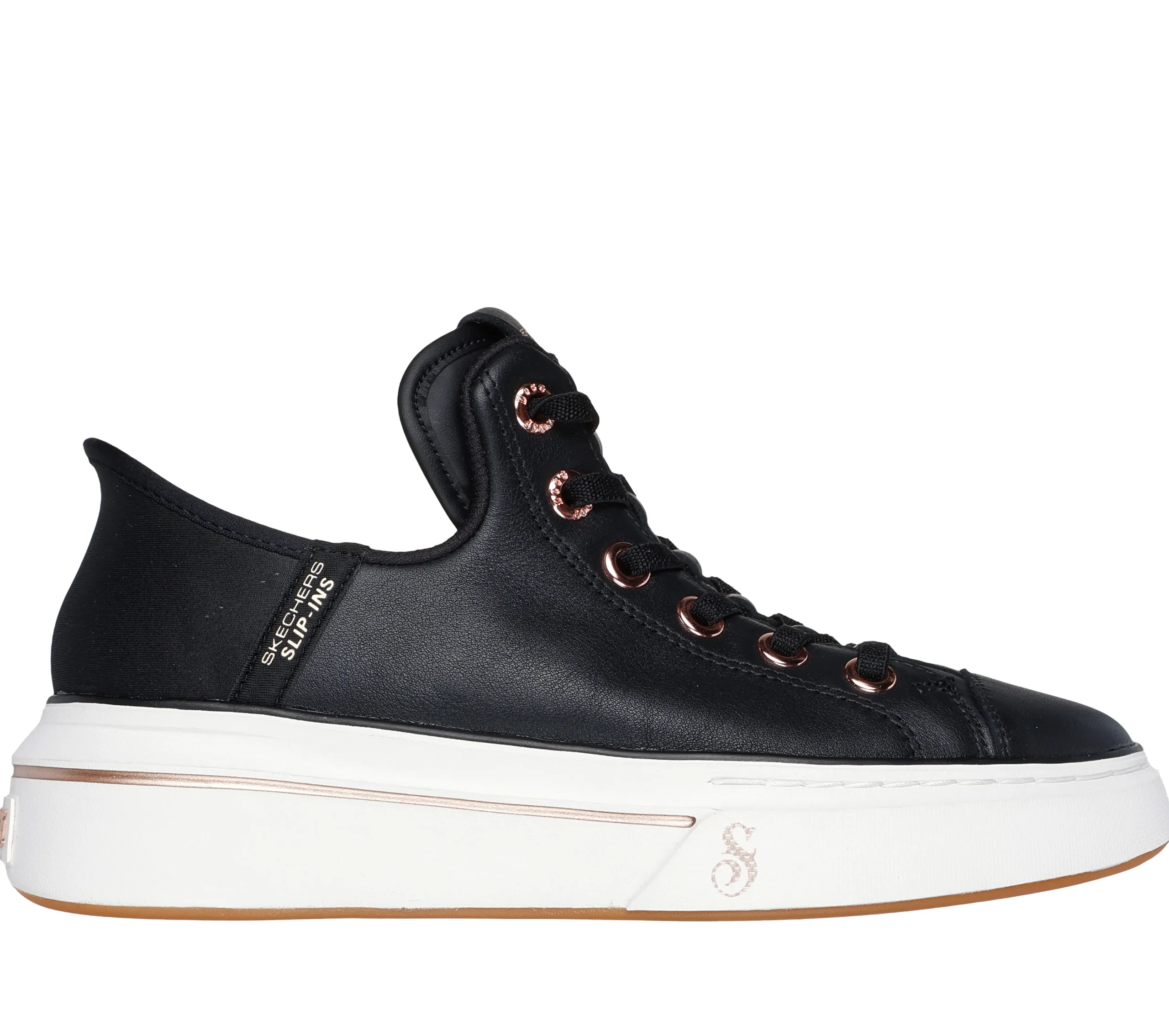 SKECHERS Premium Leather Slip-ins Snoop One - OG>Mujer Hands Free Slip-Ins|Zapatillas Casual