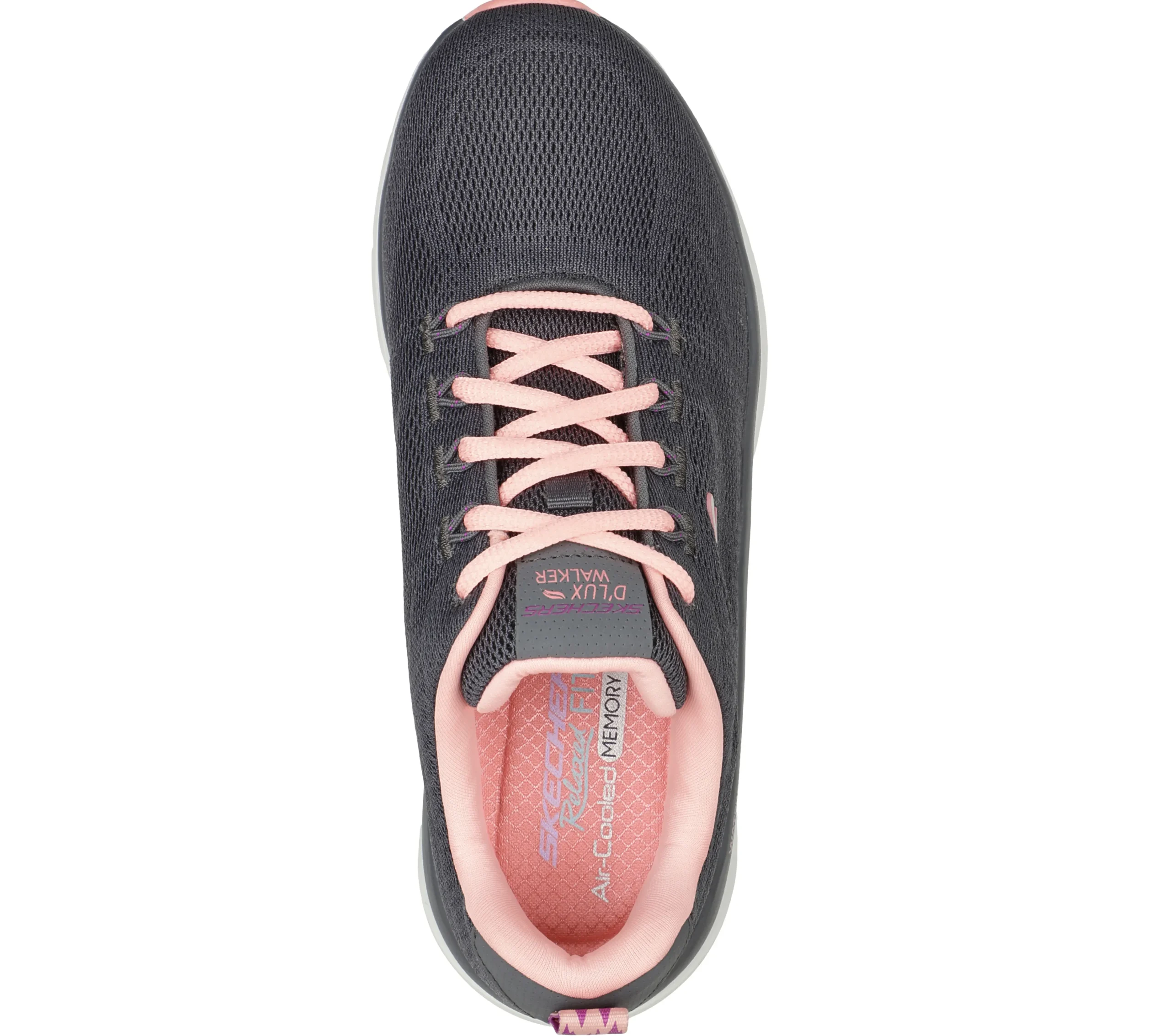 SKECHERS Relaxed Fit: D'Lux Walker - Get Oasis>Mujer Con Cordones|Zapatillas De Deporte