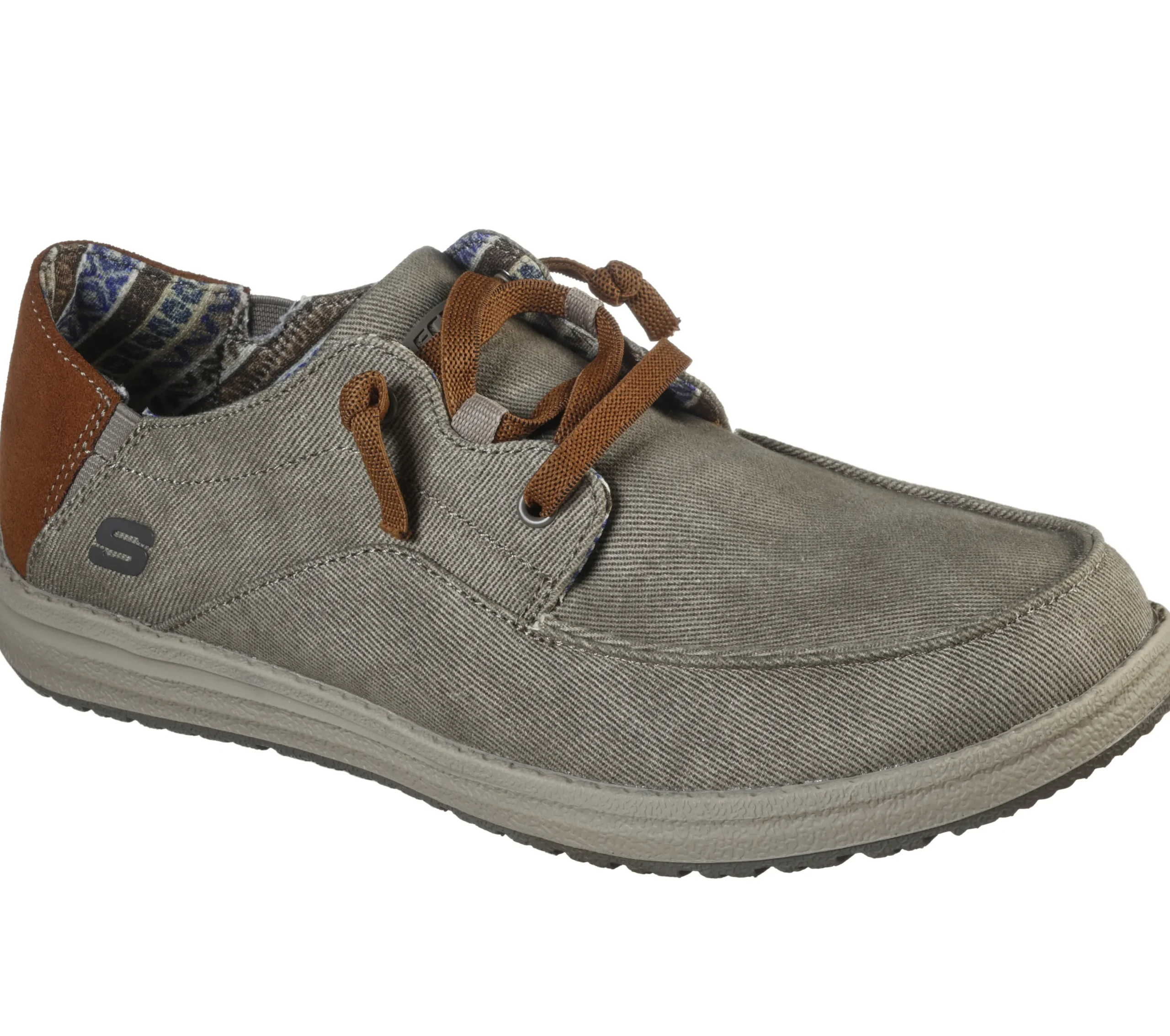SKECHERS Relaxed Fit: Melson - Planon>Hombre Calzado De Lona|Sin Cordones