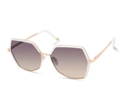 SKECHERS Semi-Rimless Geometric Sunglasses>Mujer Gafas De Sol|Accesorios