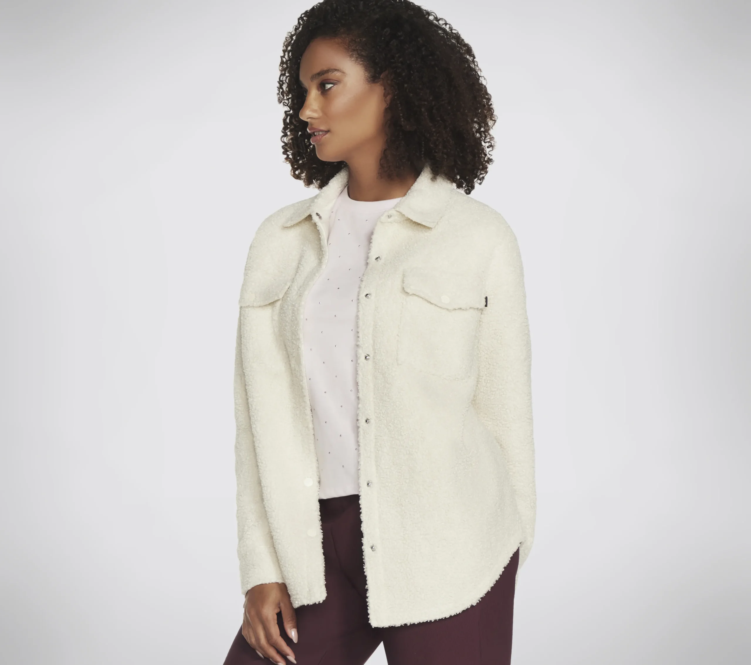 SKECHERS Sherpa Shacket>Mujer Tops Y Partes De Arriba|Tops Y Partes De Arriba