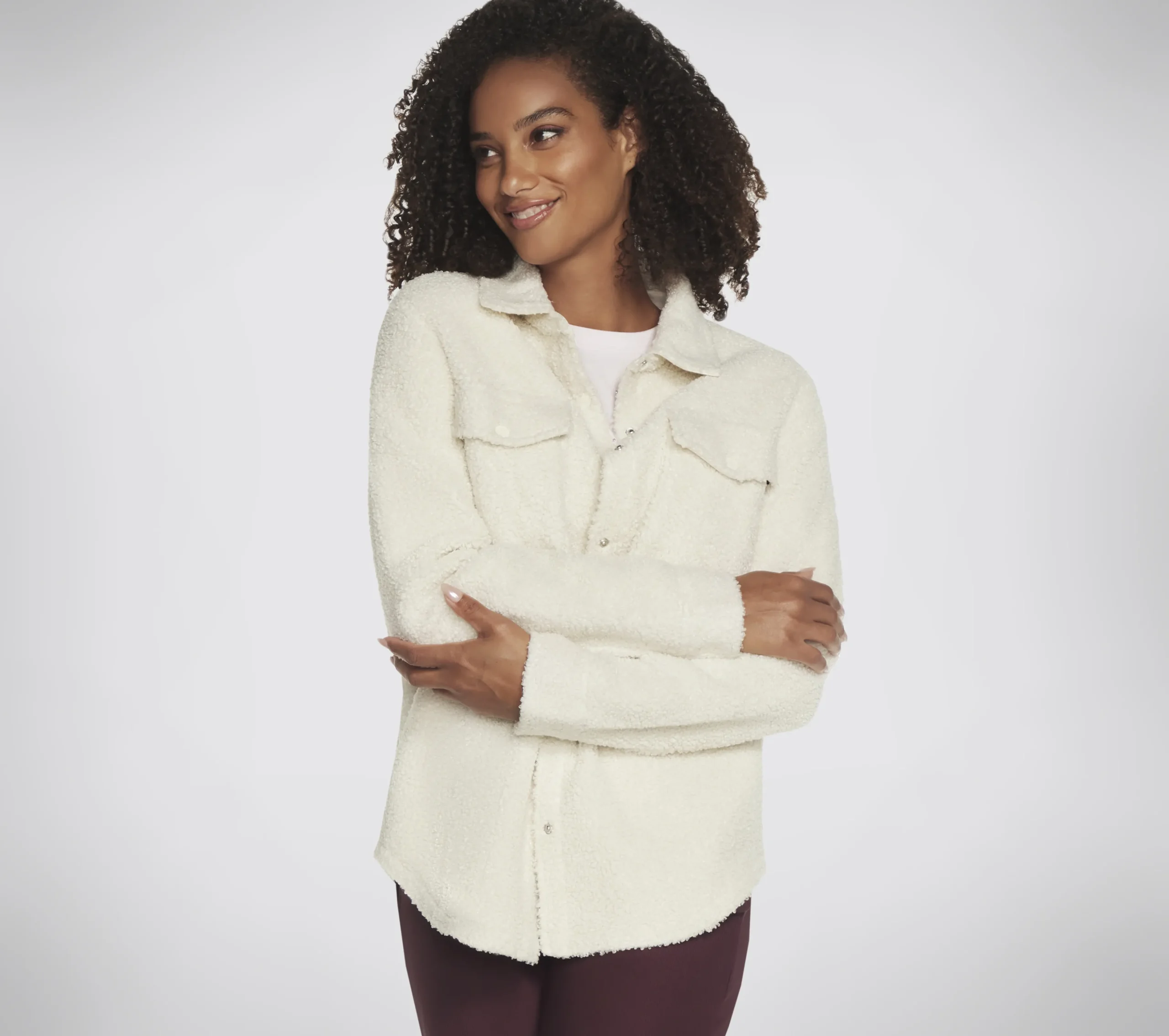 SKECHERS Sherpa Shacket>Mujer Tops Y Partes De Arriba|Tops Y Partes De Arriba