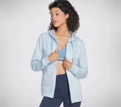 SKECHERS Apparel Diamond Crown Front Zip Hoodie>Mujer Tops Y Partes De Arriba|Tops Y Partes De Arriba