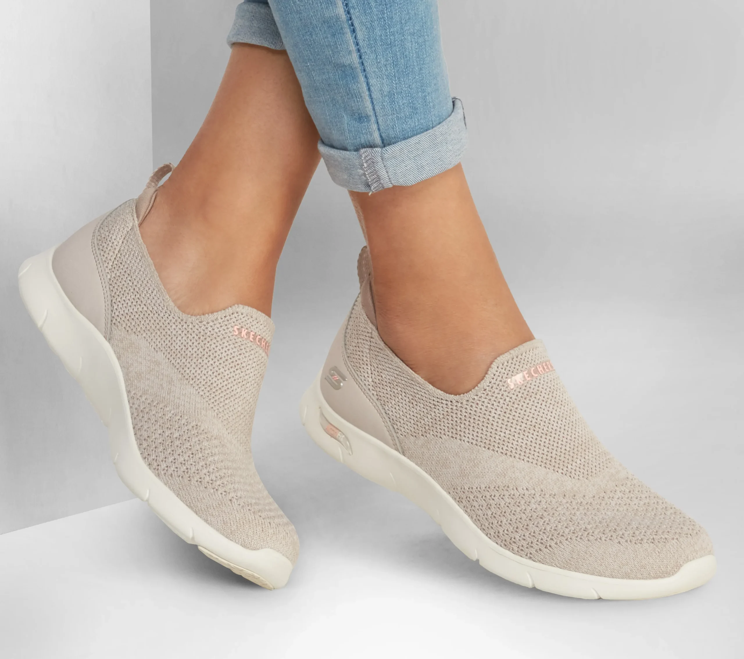 SKECHERS Arch Fit Refine - Don't Go>Mujer Sin Cordones|Zapatillas Casual