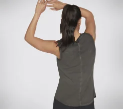 SKECHERS Diamond Wash Hatha V-neck Tank>Mujer Tops Y Partes De Arriba|Tops Y Partes De Arriba