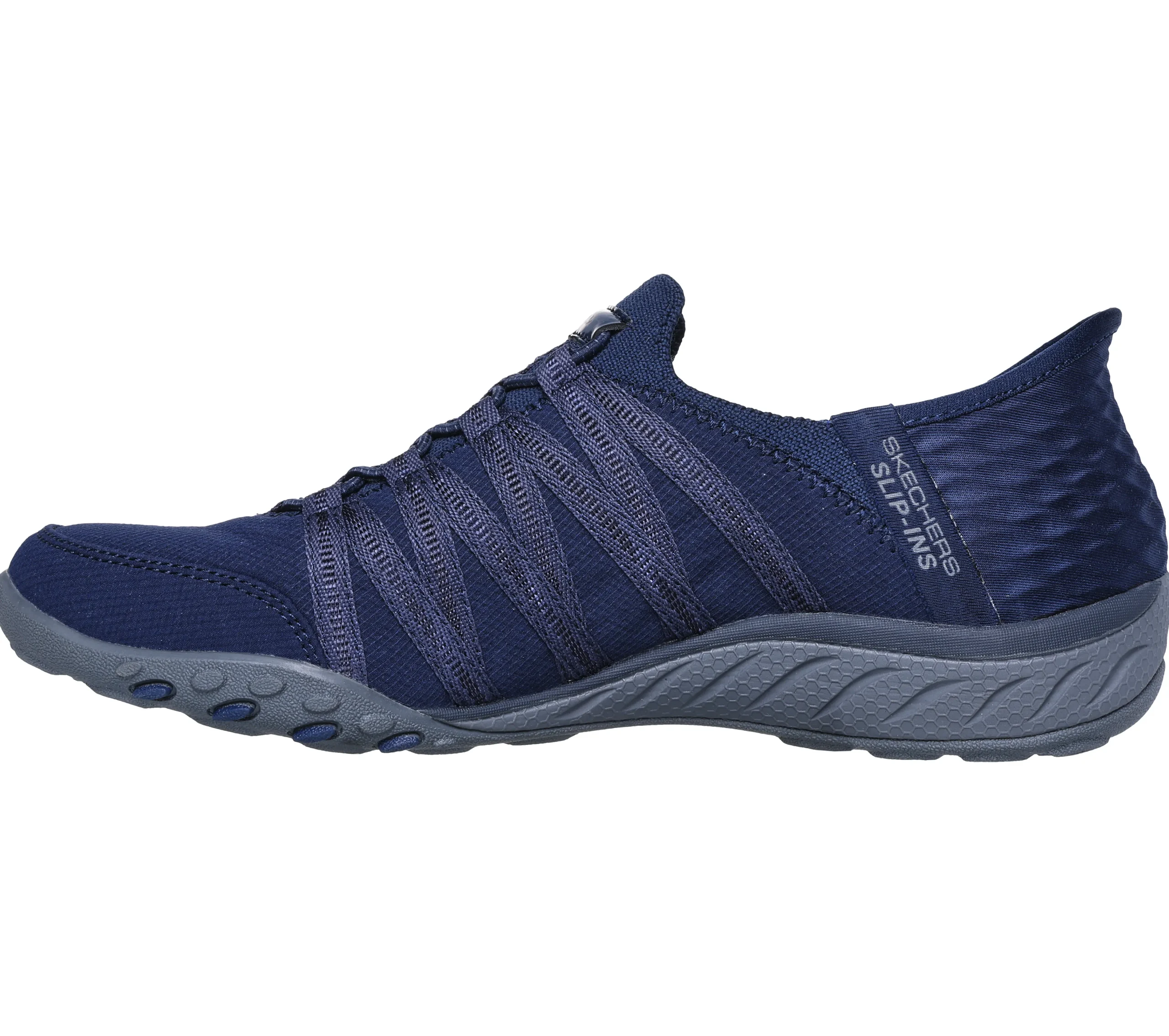 SKECHERS Slip-ins: Breathe-Easy - Roll-With-Me>Mujer Sin Cordones|Hands Free Slip-Ins
