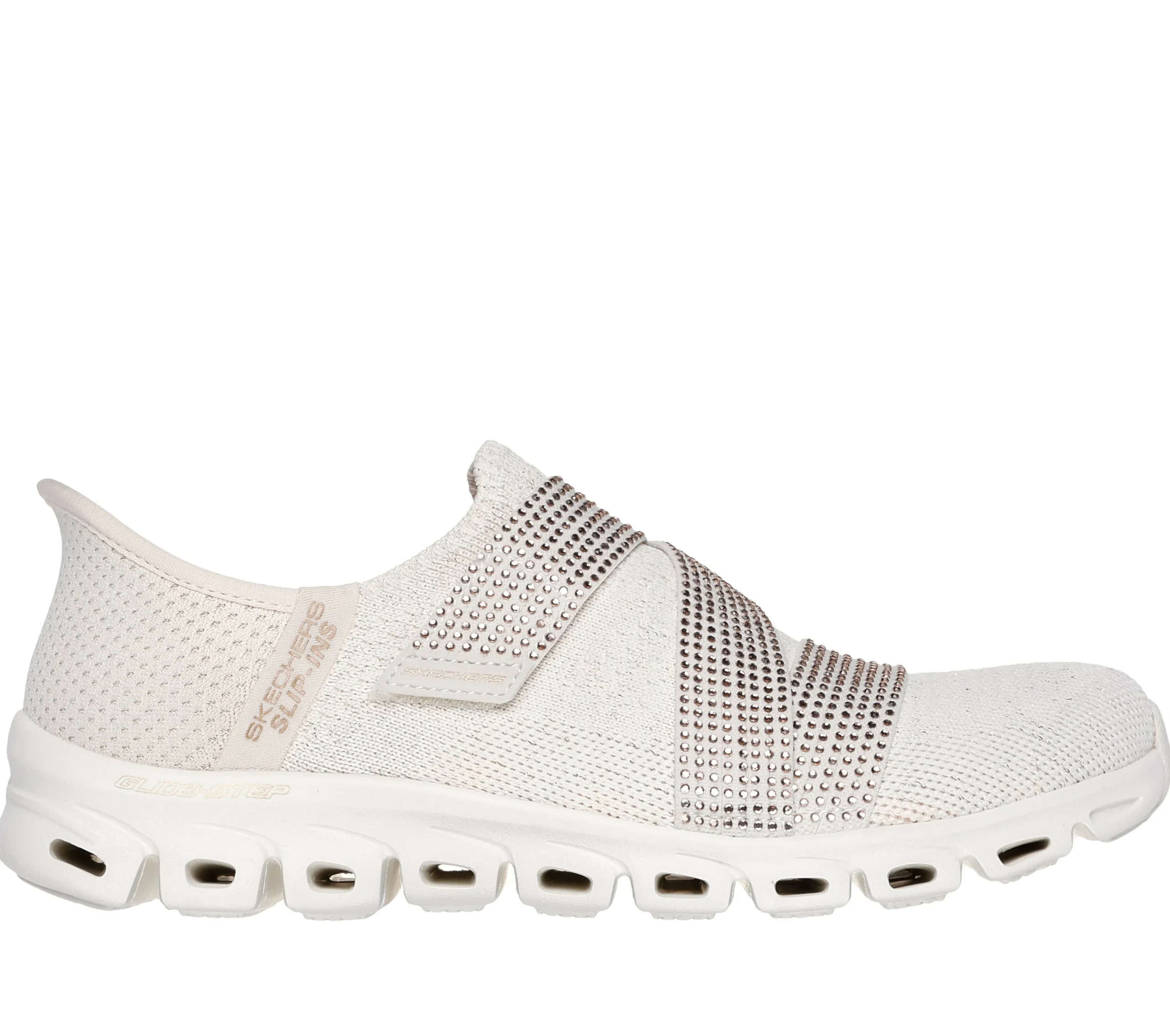 SKECHERS Slip-ins: Glide-Step - High Shine>Mujer Sin Cordones|Hands Free Slip-Ins