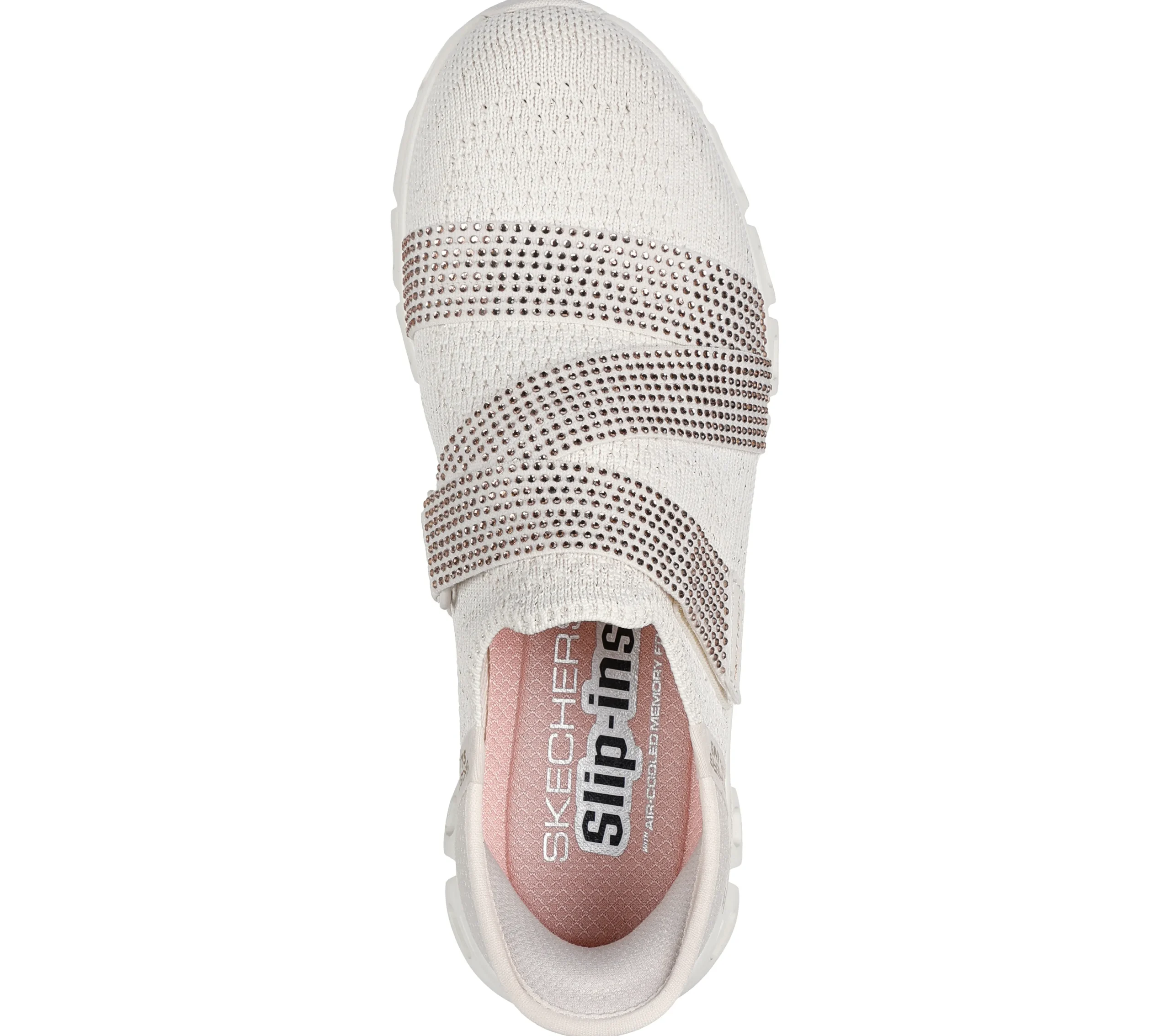 SKECHERS Slip-ins: Glide-Step - High Shine>Mujer Sin Cordones|Hands Free Slip-Ins
