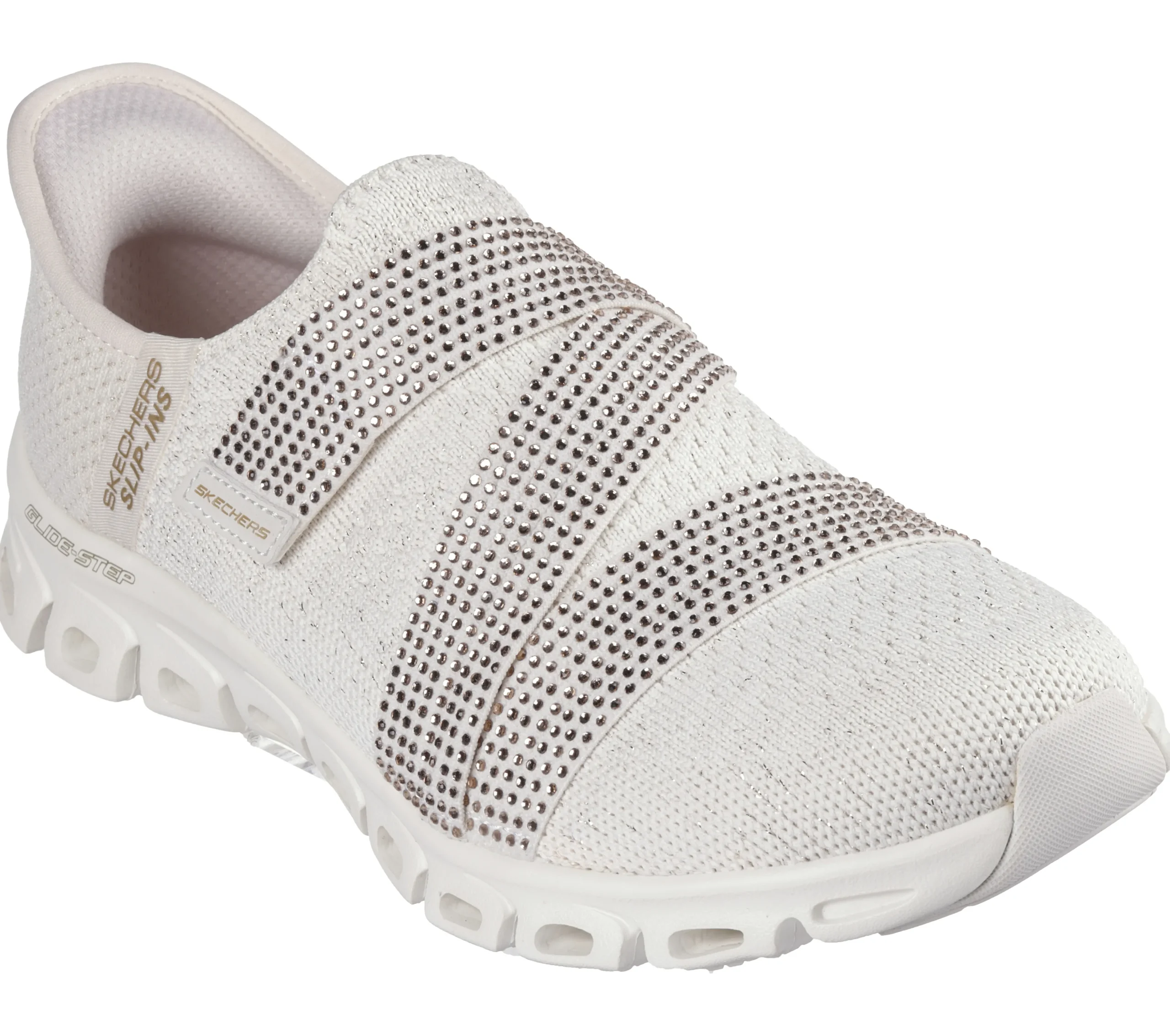 SKECHERS Slip-ins: Glide-Step - High Shine>Mujer Sin Cordones|Hands Free Slip-Ins