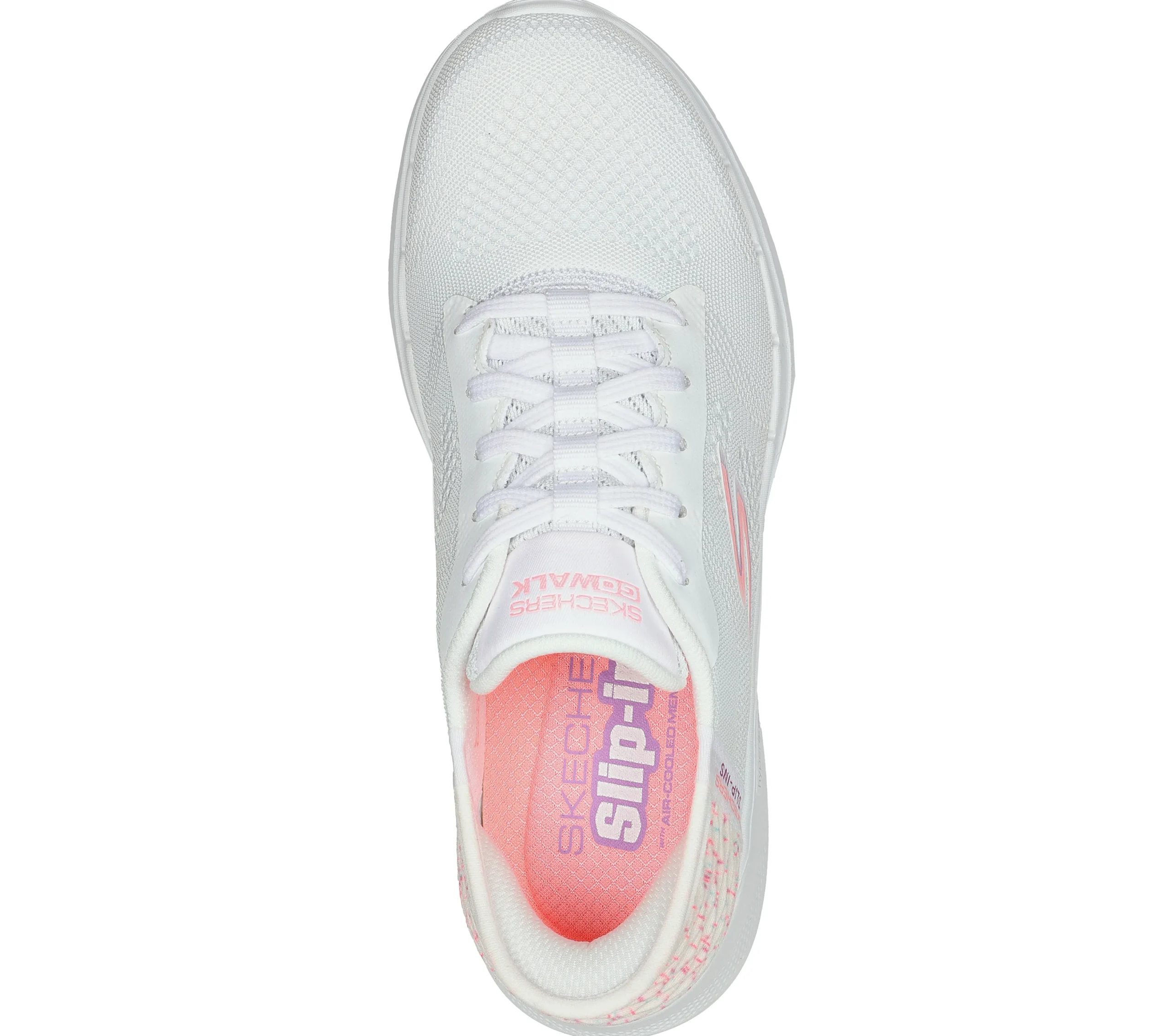 SKECHERS Slip-Ins: GO WALK 6 - Vivid Idea>Mujer Sin Cordones|Hands Free Slip-Ins