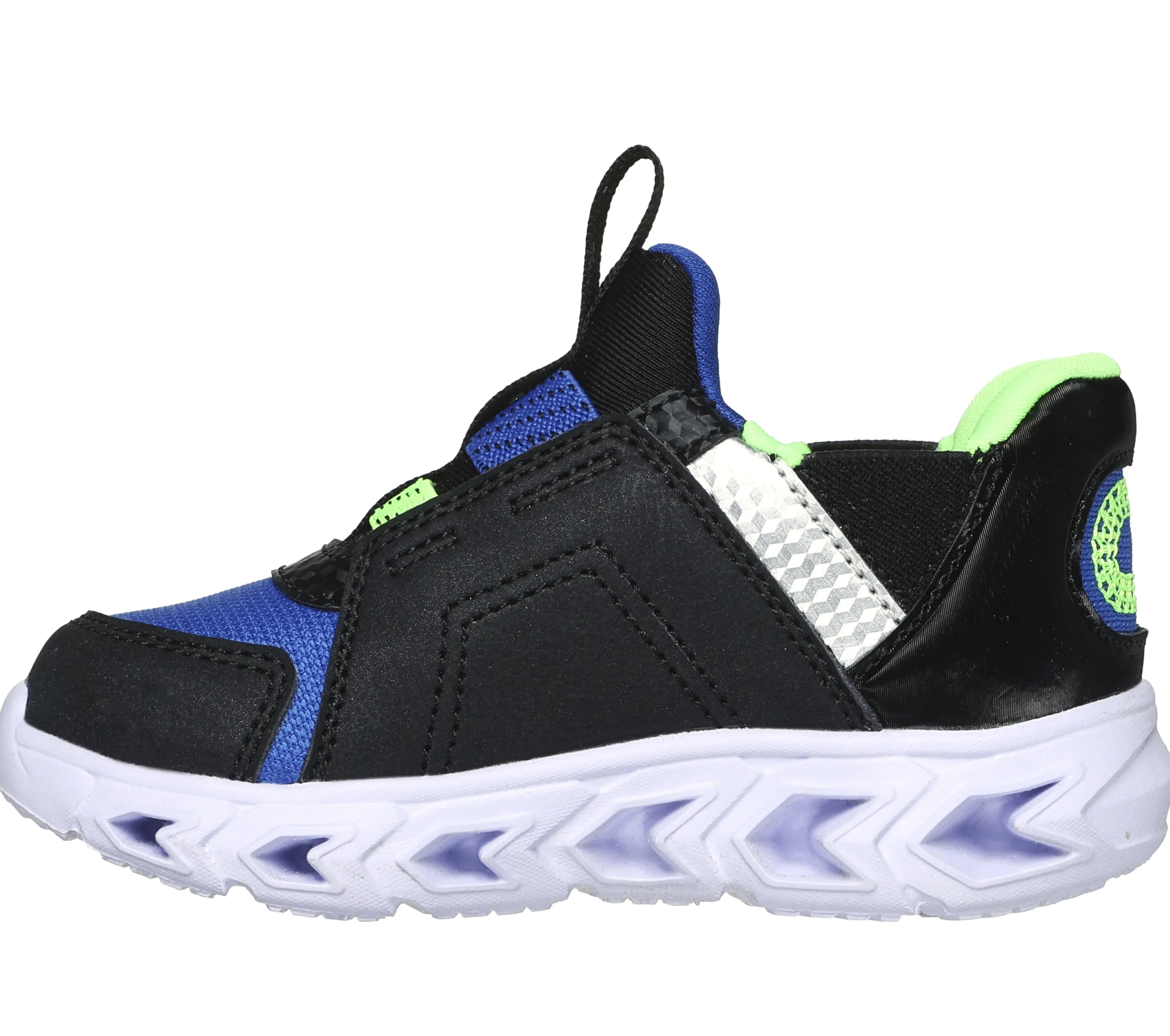 SKECHERS Slip-ins: Hypno-Flash 2.0 - Vexlux>Niños Sin Cordones|Con Luces