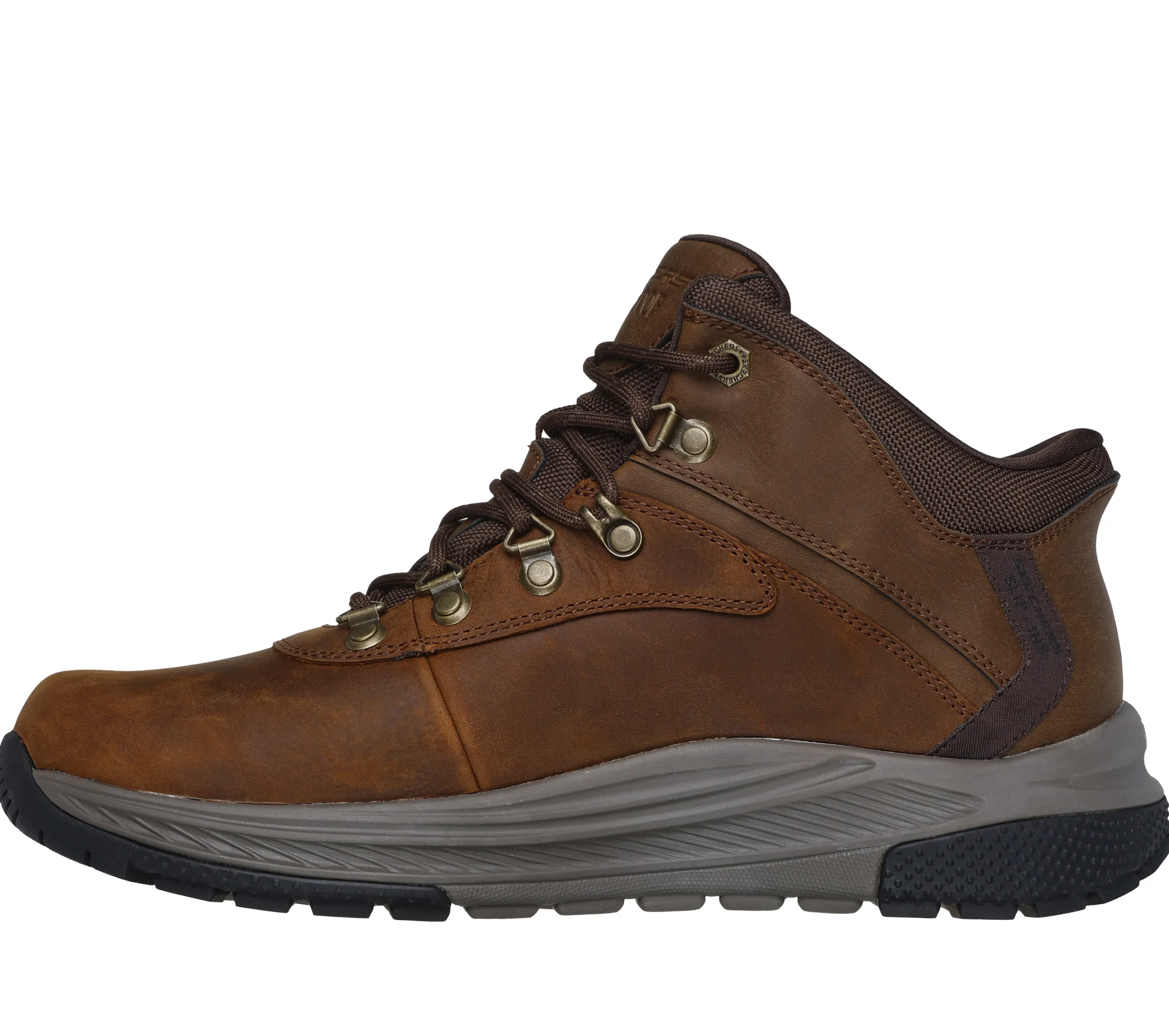 SKECHERS Slip-ins Relaxed Fit: Meroe - Pikeman>Hombre Botas|Hands Free Slip-Ins