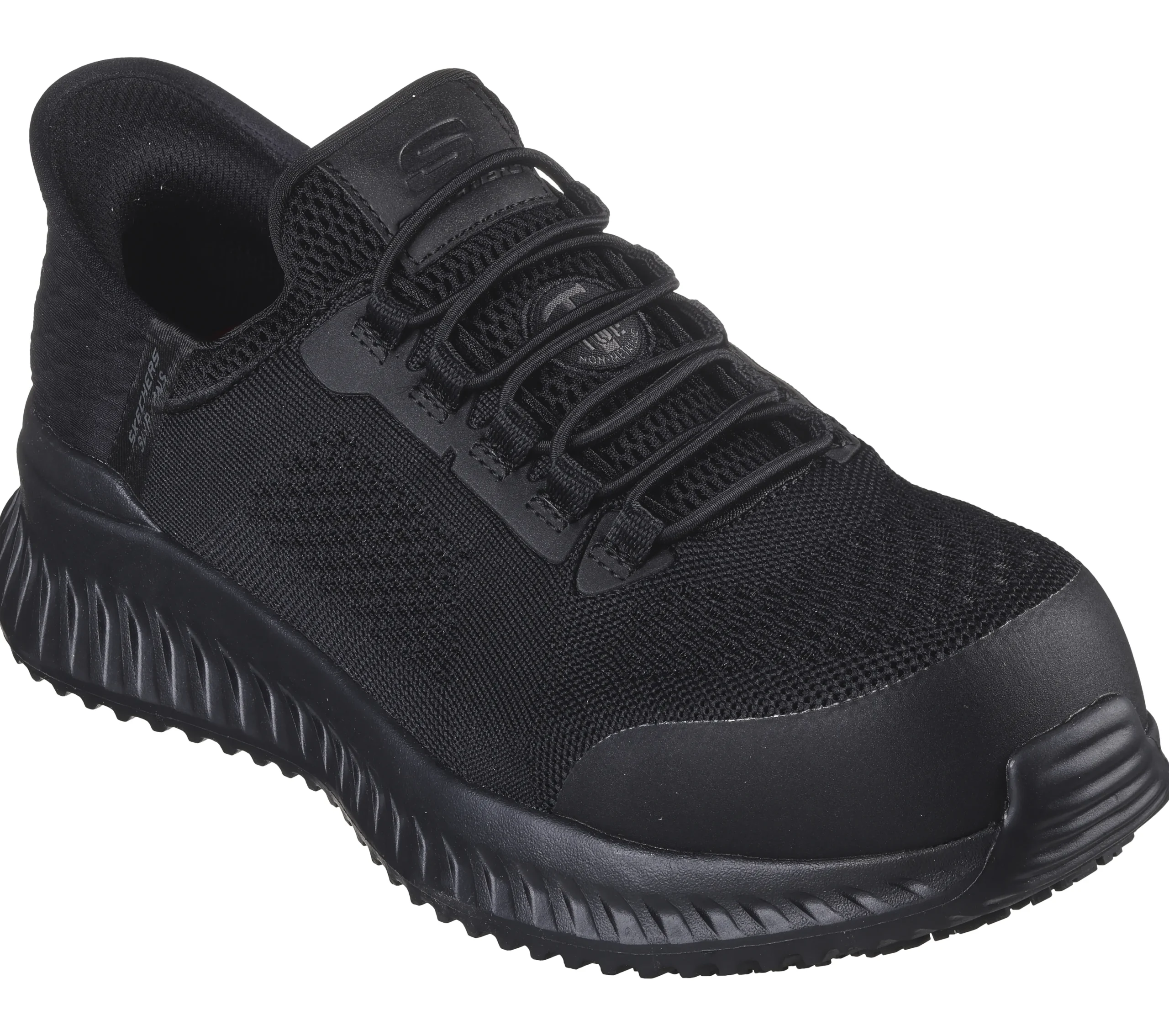 SKECHERS Slip-ins Work: Tilido - Fletchit CT>Hombre Sin Cordones|Hands Free Slip-Ins