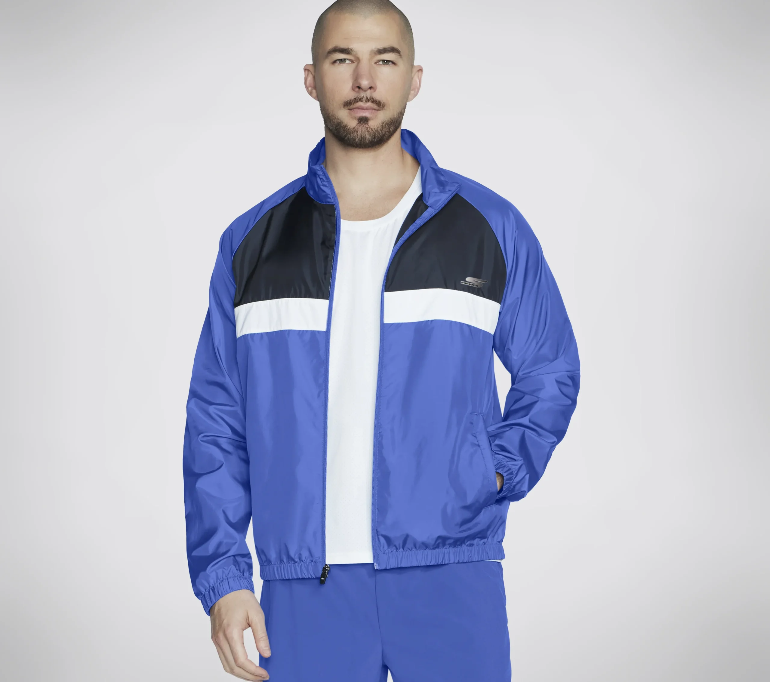 SKECHERS Speed Elite Track Jacket>Hombre Partes De Arriba|Partes De Arriba