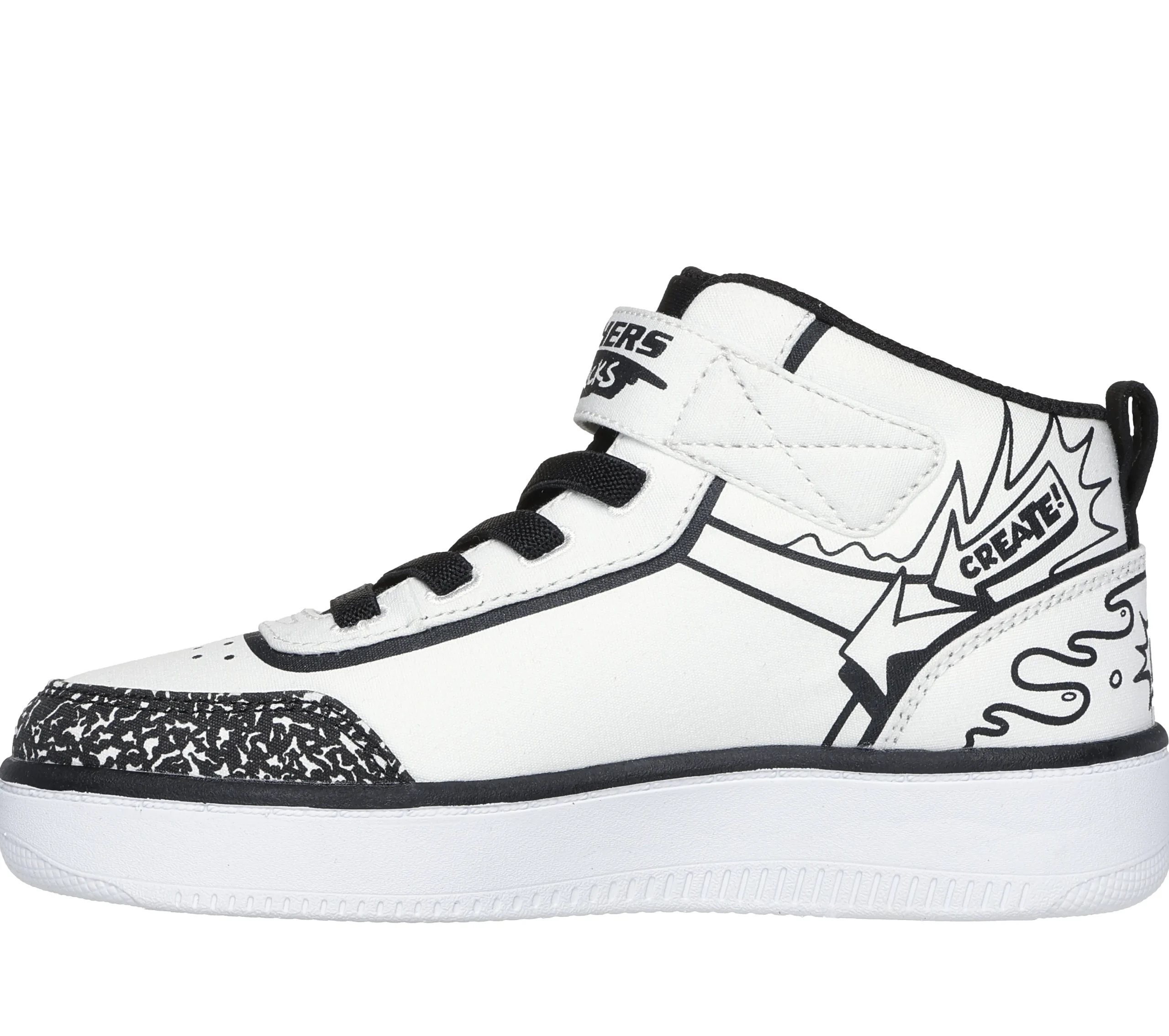 SKECHERS Sport Court 92 - Color-Blitz>Niños Zapatillas