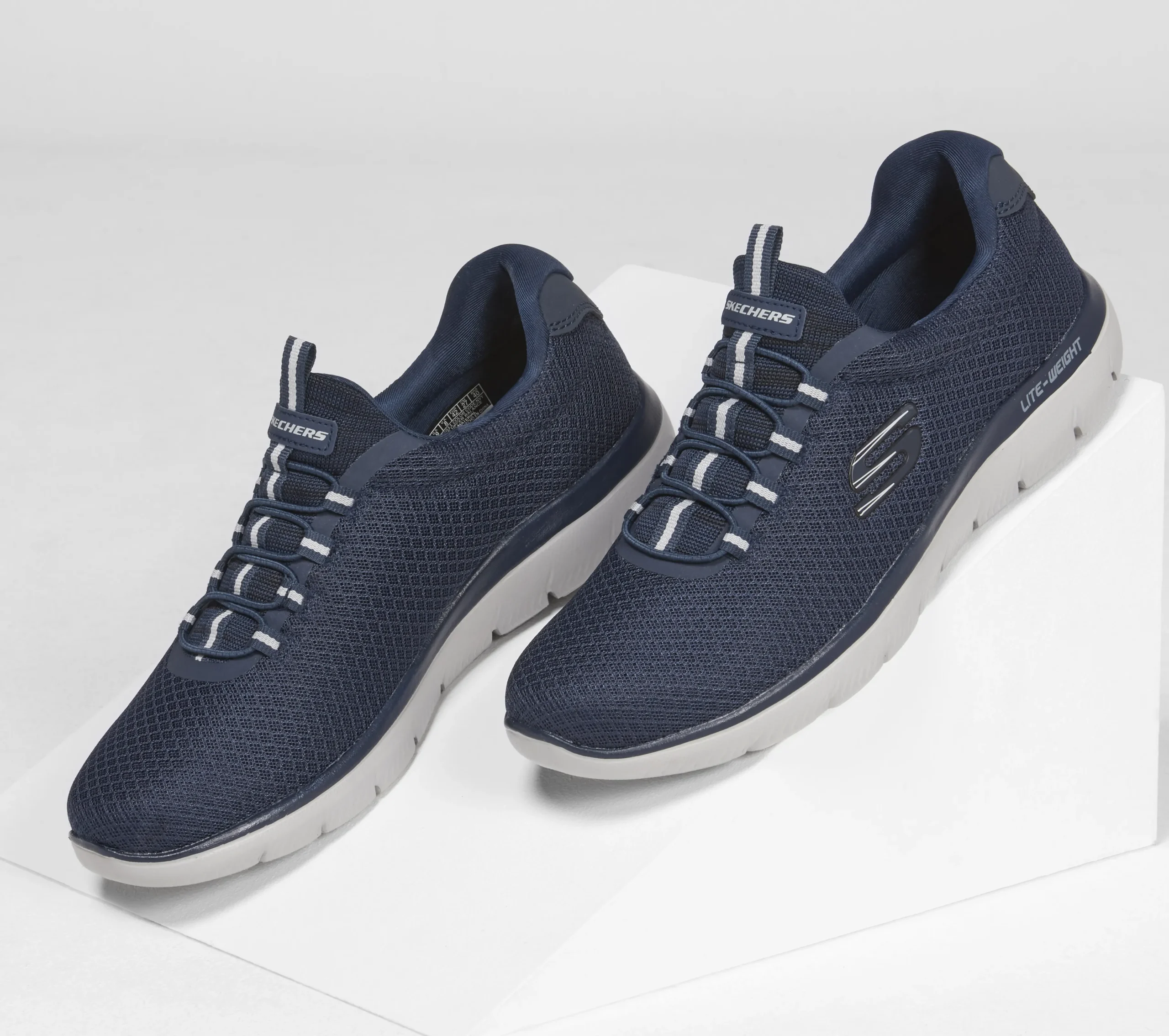 SKECHERS Summits>Hombre Sin Cordones|Zapatillas Casual