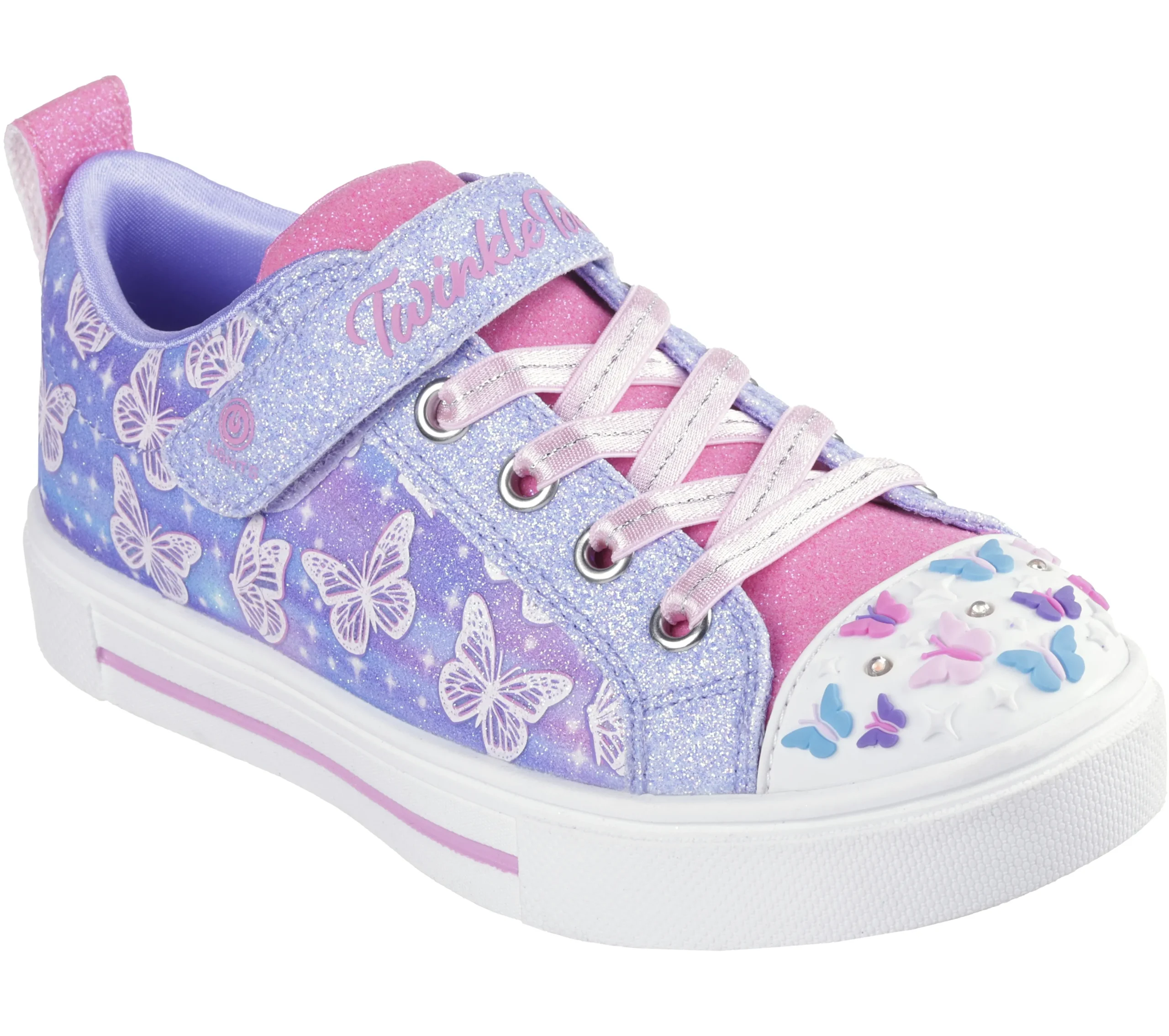 SKECHERS Twinkle Toes: Twinkle Sparks - Ombre Flutter>Niños Con Luces